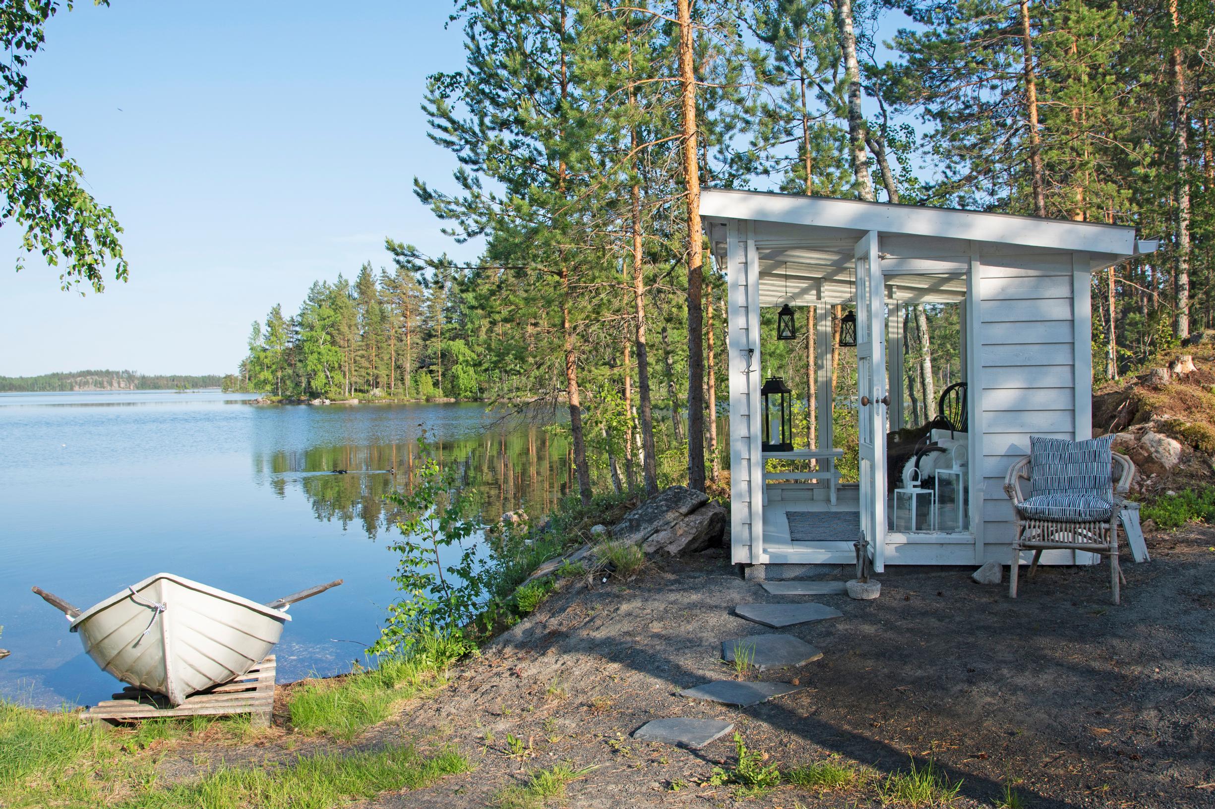 Viinimaja mökkirannassa