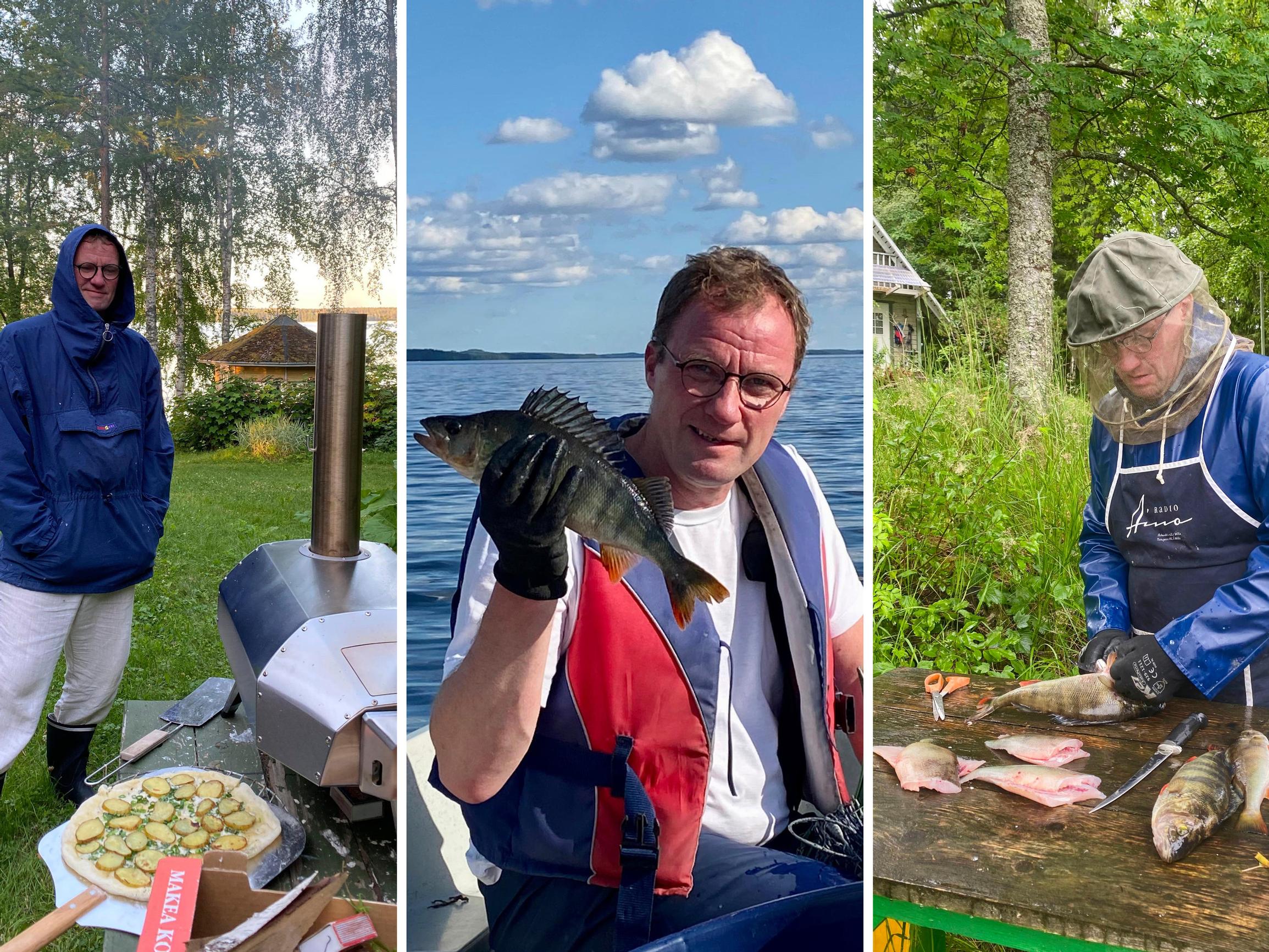 Uskomaton kalamies! Kuutti Kaitila kokkaa kalansaalistaan todellista gurmeeta: ”Ahvenpizzaan tulee piparjuurella maustettua ranskankermaa ja pinaattia”