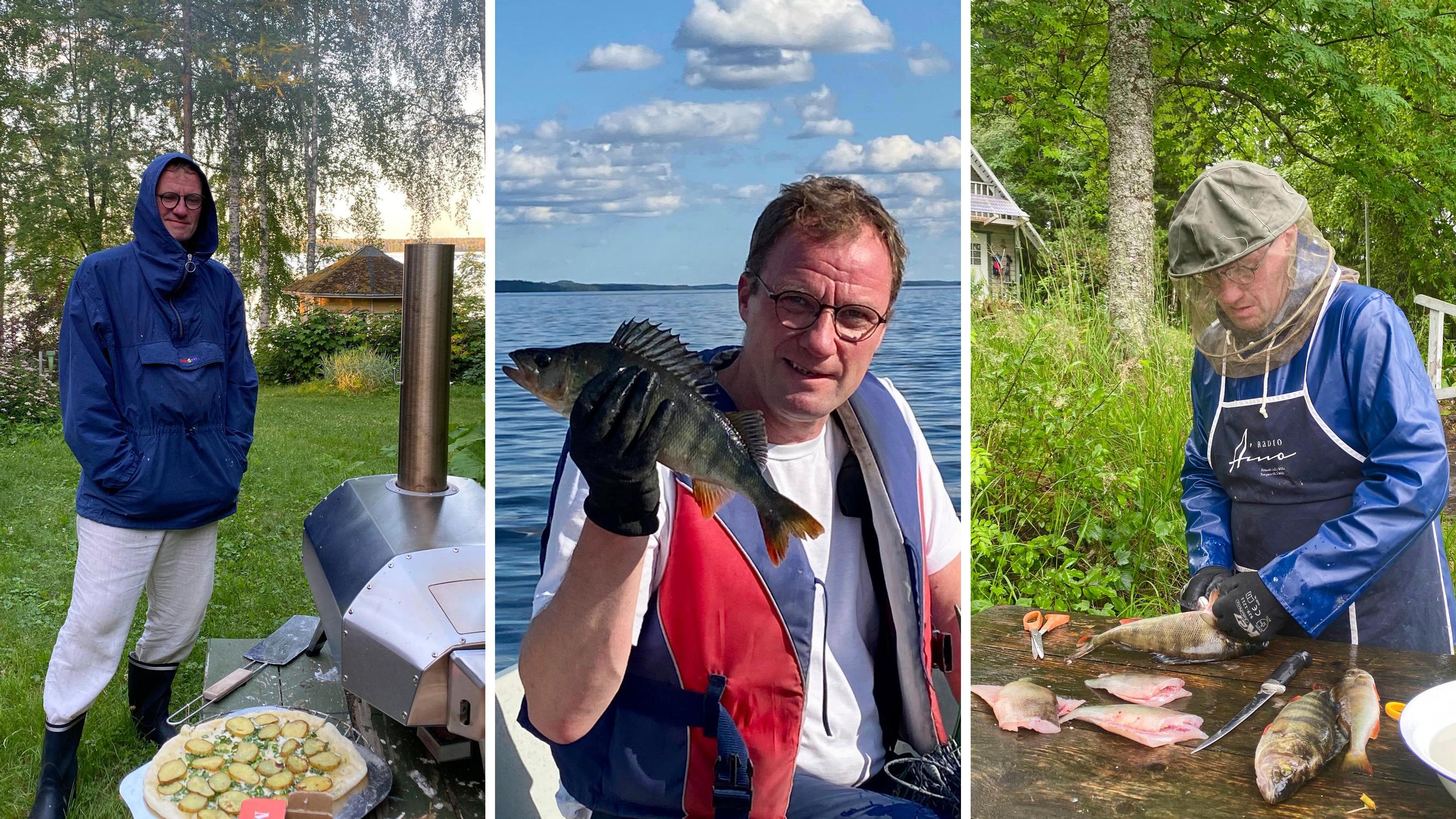 Uskomaton kalamies! Kuutti Kaitila kokkaa kalansaalistaan todellista gurmeeta: ”Ahvenpizzaan tulee piparjuurella maustettua ranskankermaa ja pinaattia”