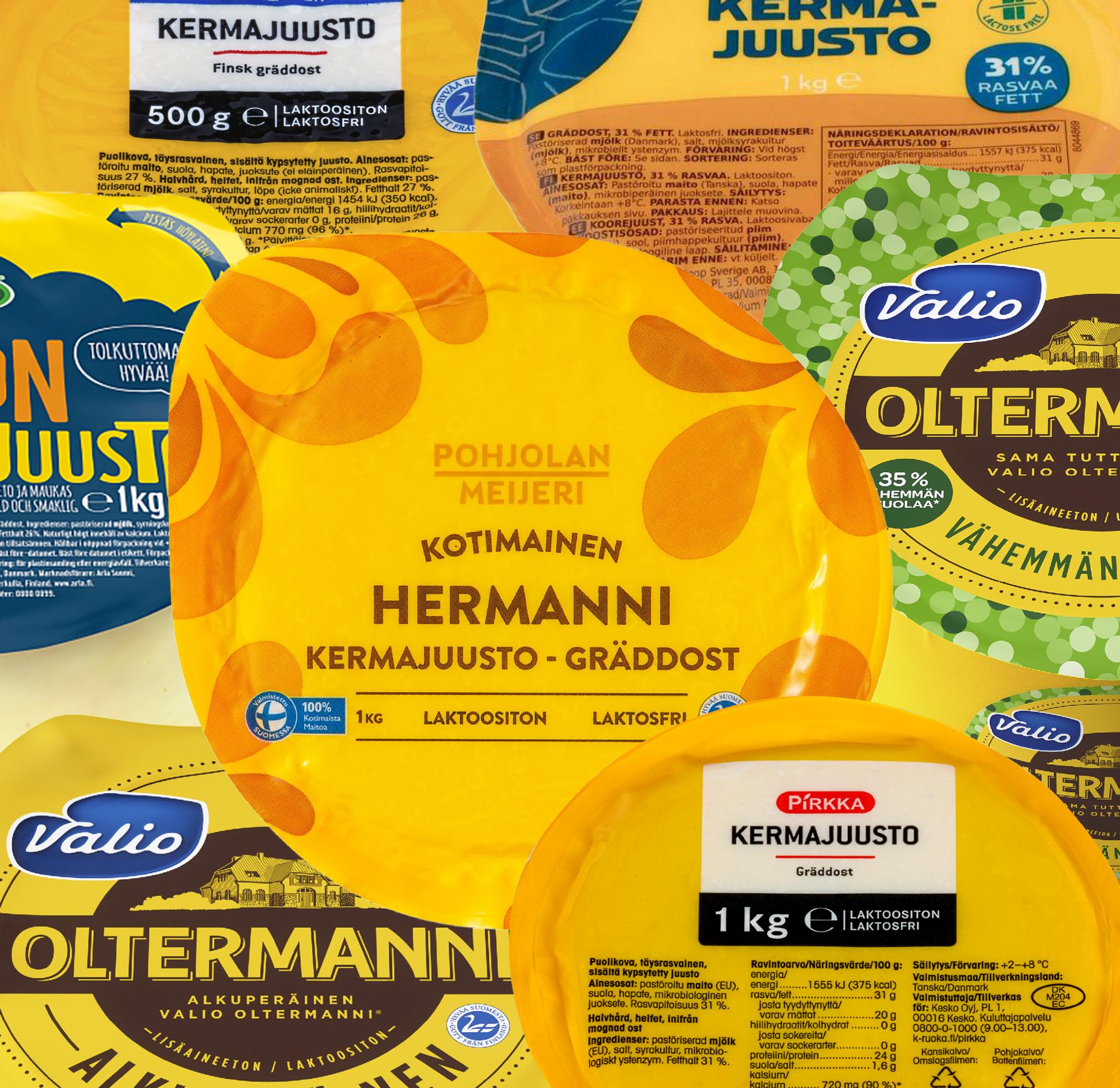 Testasimme tutut keltaiset ja pyöreät kermajuustot – ”Maukas, mainio ja edullisin” juusto vei voiton