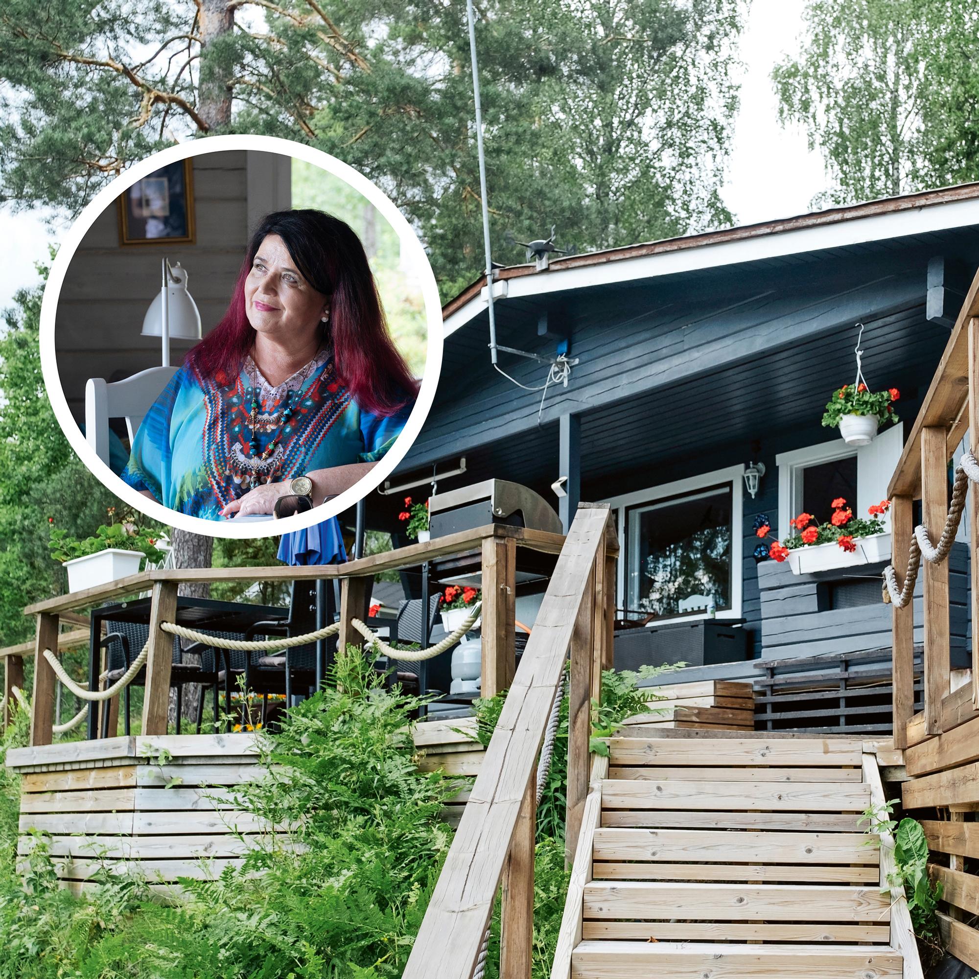 Laulaja Meiju Suvas karauttaa mökille vaikka suoraan keikalta – ”Täällä jos missä saan olla villi ja vapaa nainen”