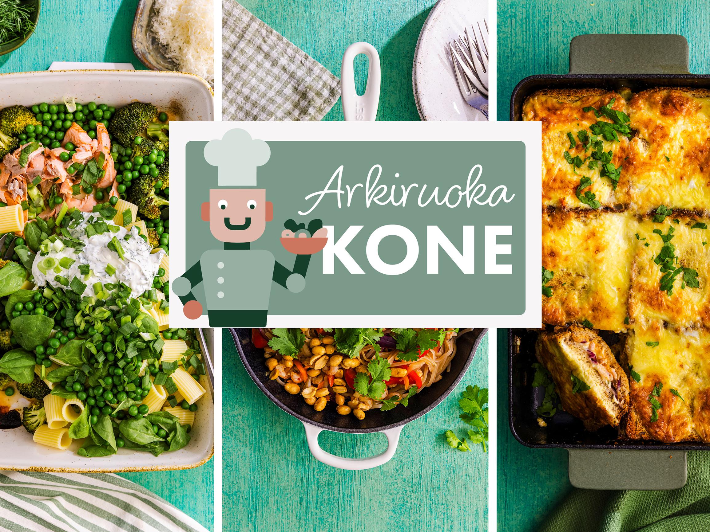 Arkiruokakone auttaa! Kotonan hauska apuri vinkkaa parhaat reseptit juuri sinulle