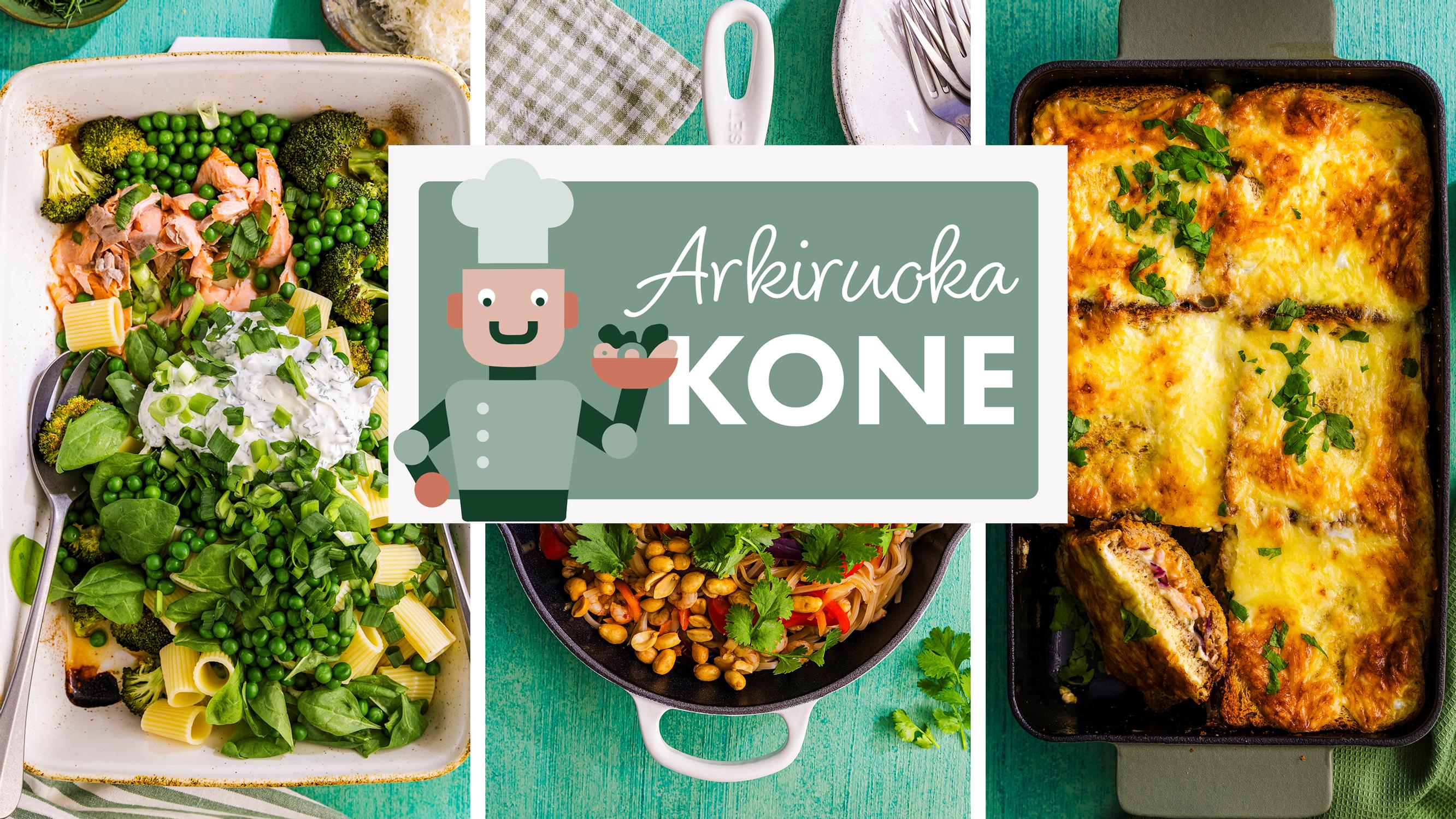 Arkiruokakone auttaa! Kotonan hauska apuri vinkkaa parhaat reseptit juuri sinulle