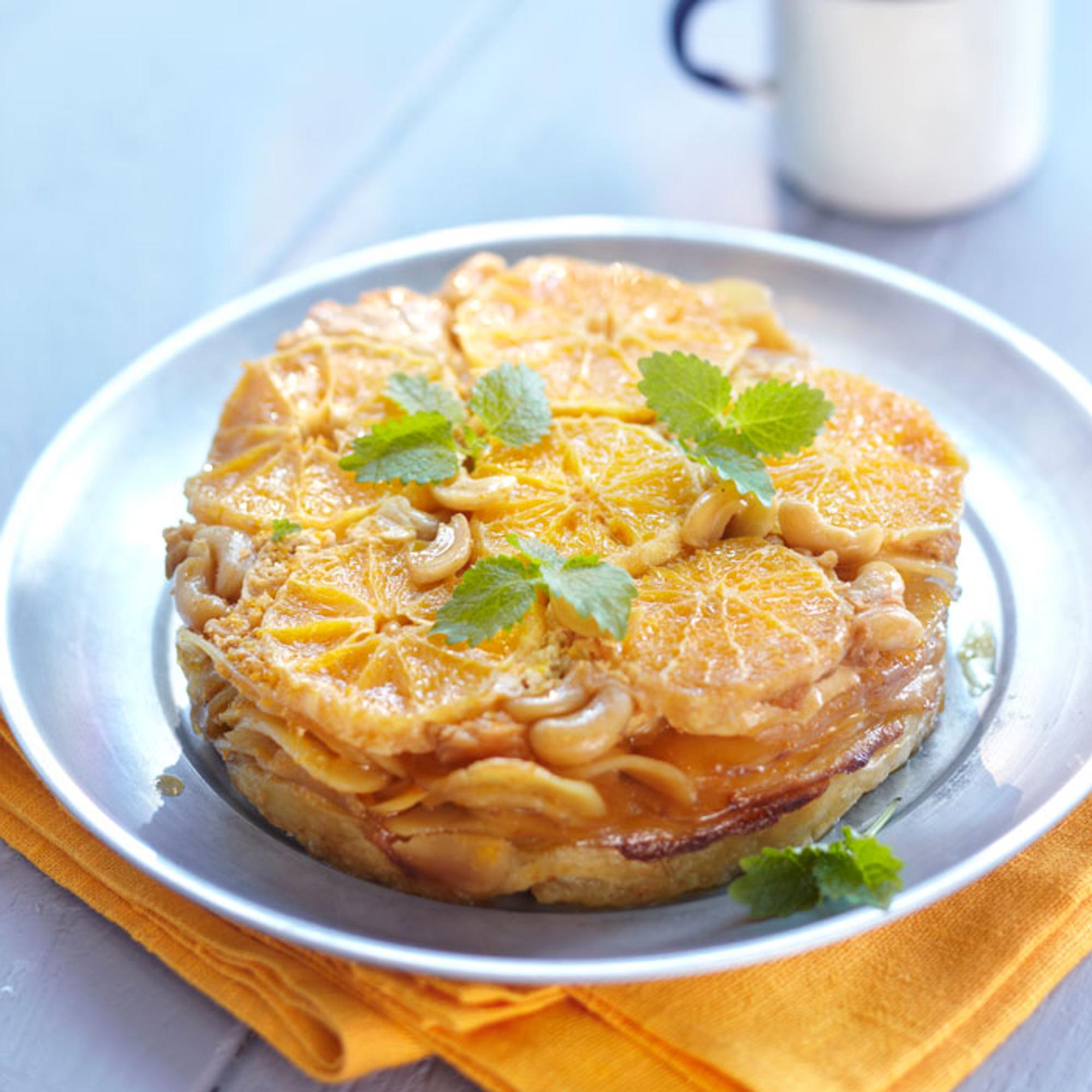 Suolaisen makea appelsiini-vuohenjuusto-perunakeikaus