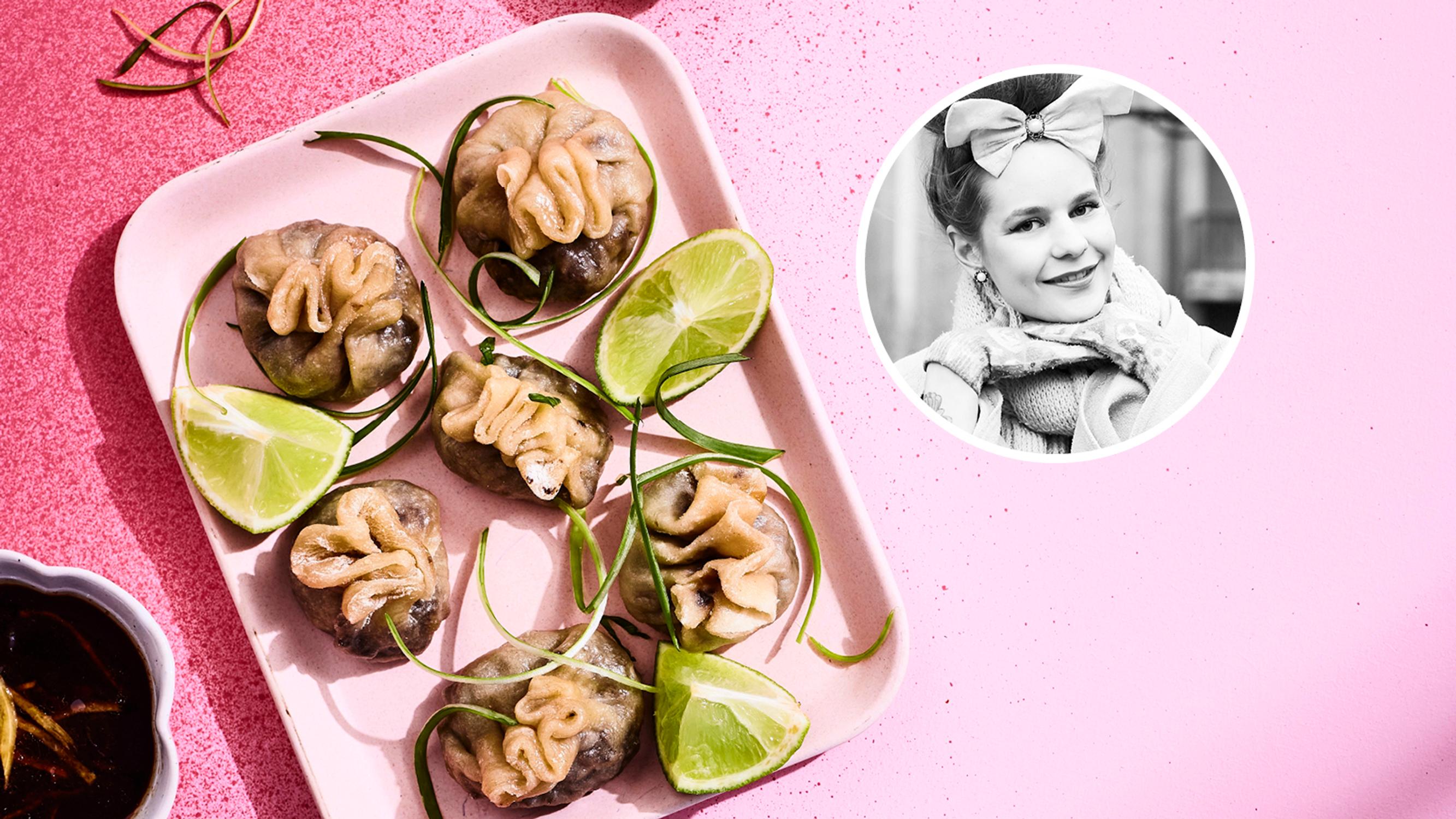 Ina Mikkola innostuu resepteistä, joissa riittää käsityötä – nappaa toimittajan umamisten soija-sienimomojen ohje!