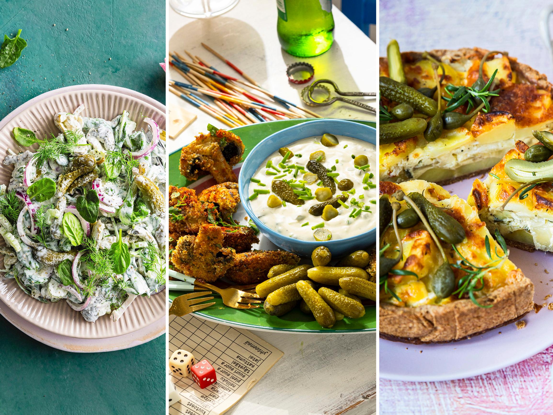 Suolakurkkuvillitys! Säilötyt kurkut ovat nyt kaikkialla: pizzoissa, drinkeissä, salaateissa... ota talteen parhaat reseptit!