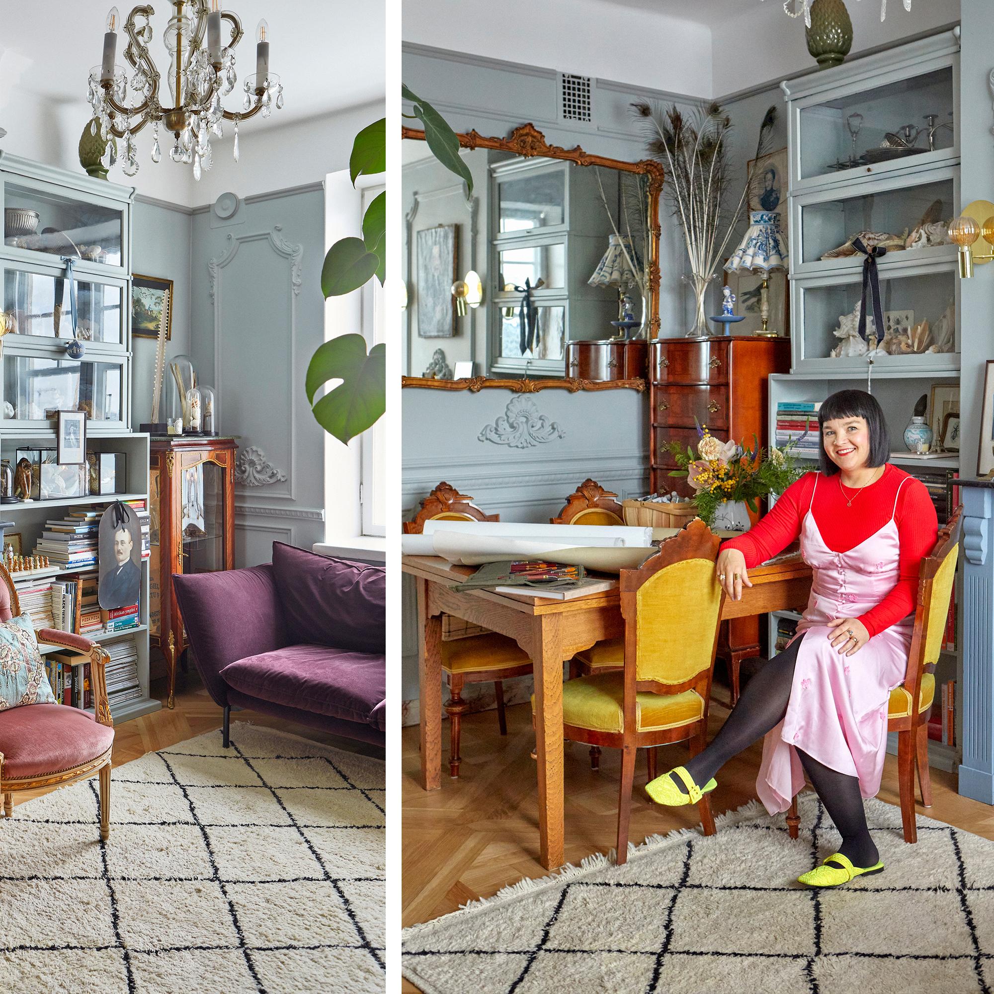 Kuin 55 neliön Versailles! Paulan kaupunkikoti tuntuu fantasia­sadulta, jossa on ranskalainen rokokootunnelma