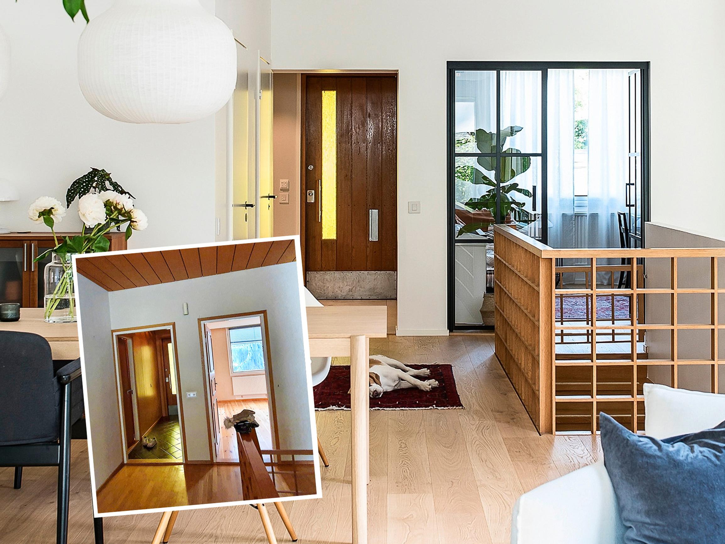 Alvar Aallon henkeä mukaillen! Jenni suunnitteli perheelleen kodin jo lapsuudestaan tuttuun 1970-luvun rivitaloon