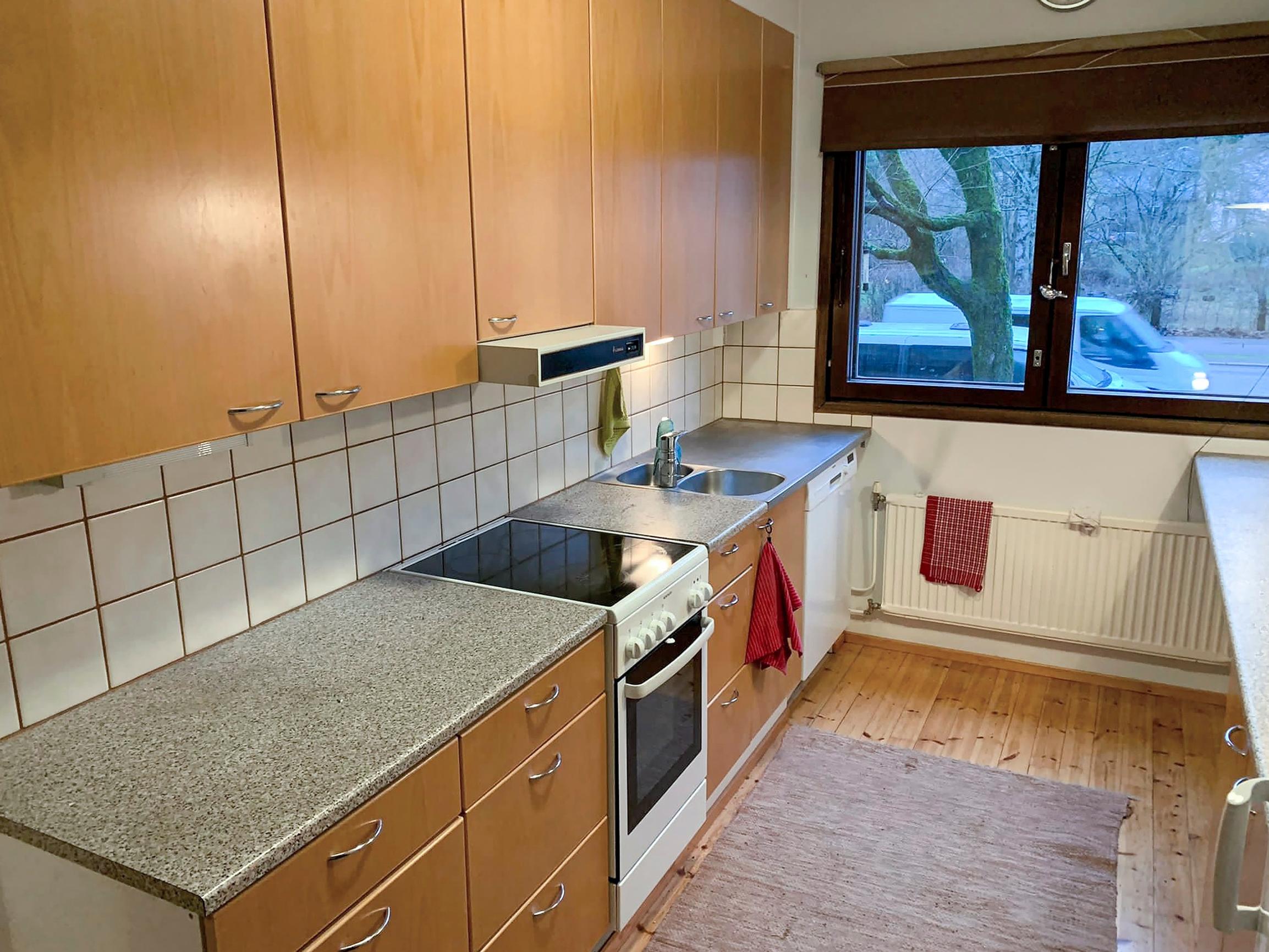 Keittiö talon vanhassa huonejaossa