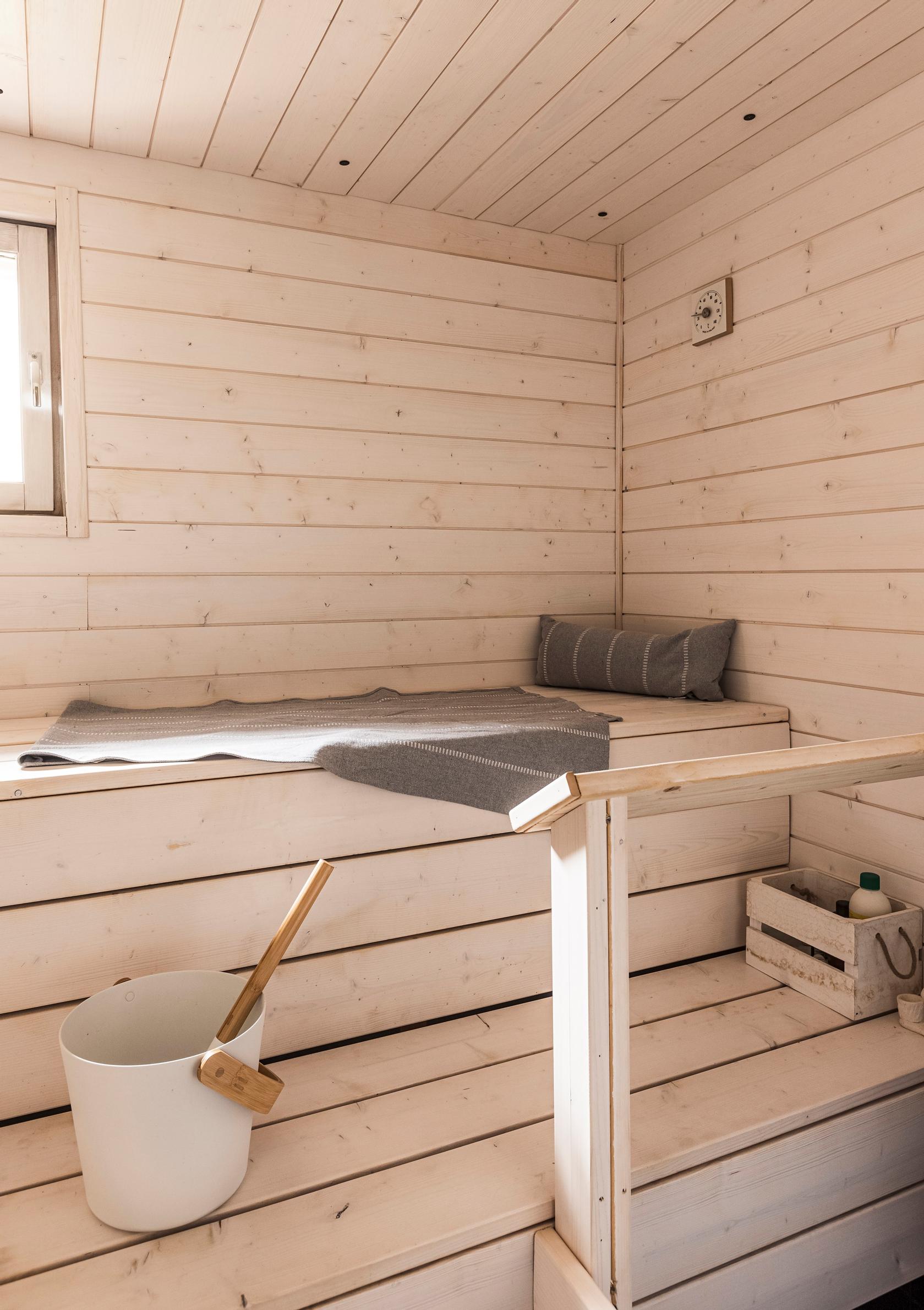 Sauna remontin jälkeen