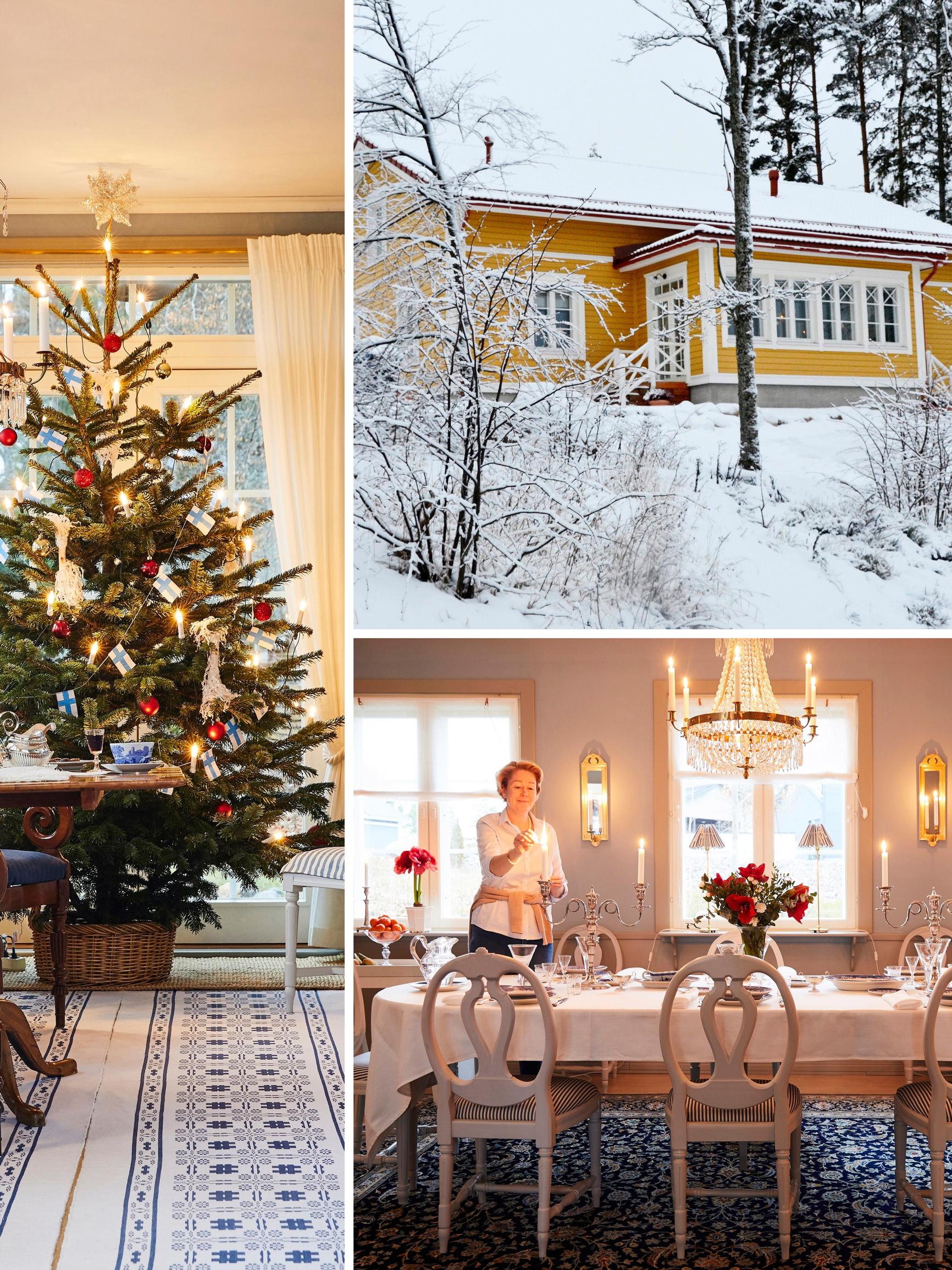 Aattokahvit lasikuistilla ja juhla-ateria kynttilänvalossa! Villa Tammimäen joulussa vaalitaan 1700-luvun tunnelmaa ja -tapoja