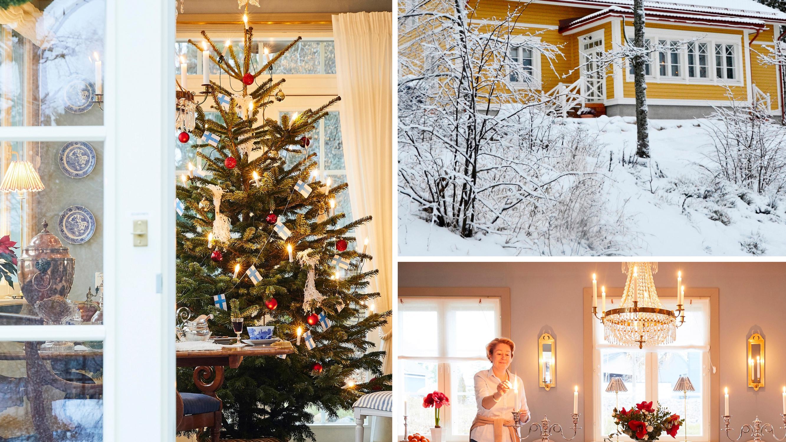 Aattokahvit lasikuistilla ja juhla-ateria kynttilänvalossa! Villa Tammimäen joulussa vaalitaan 1700-luvun tunnelmaa ja -tapoja