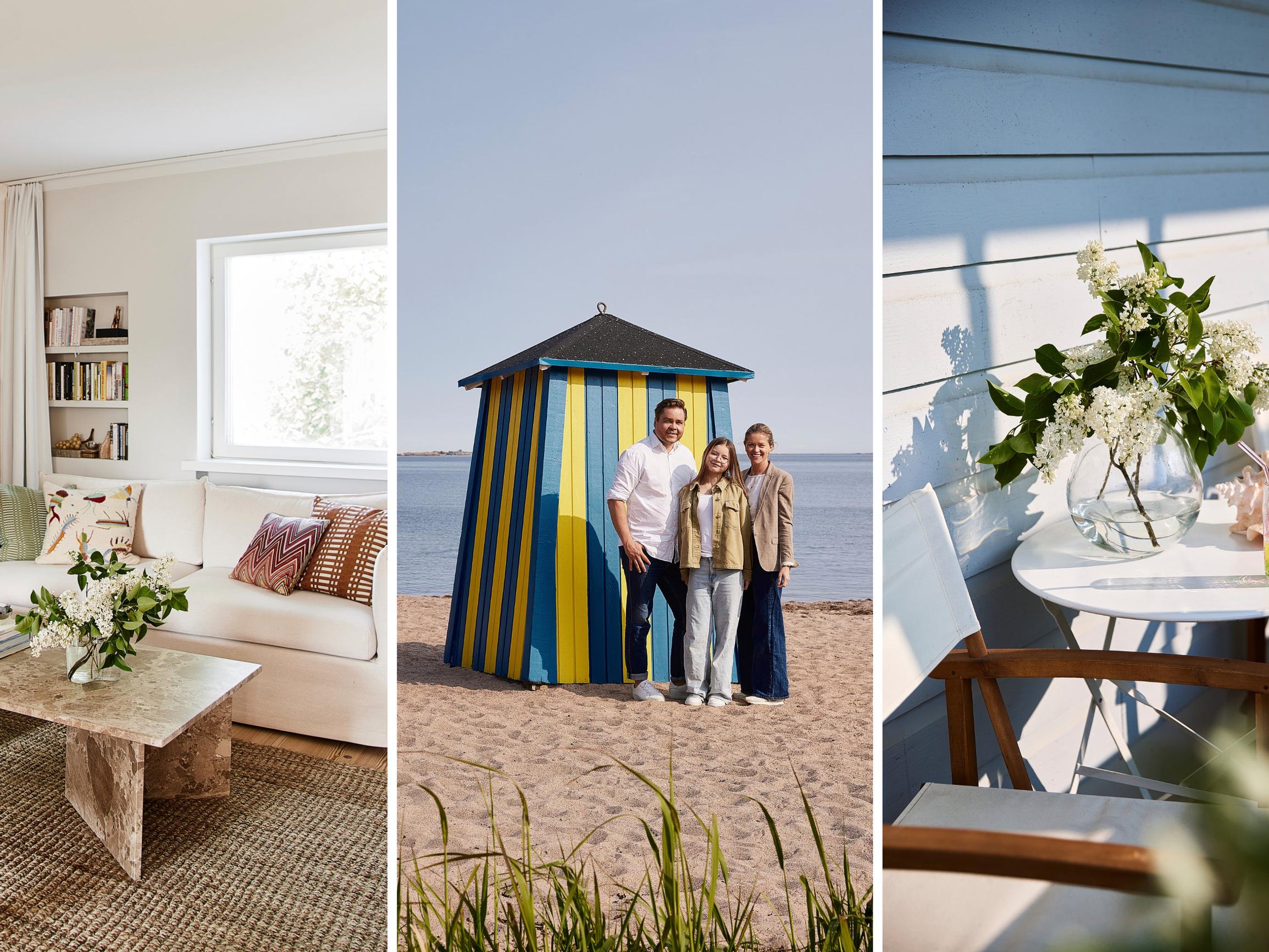 50 neliön kaksiosta tuli Annan ja Tuomaksen hengähdyspaikka Hangossa: ”Tämä elämäntapa on tuonut vapautta, muistoja ja uusia ystävyyksiä”