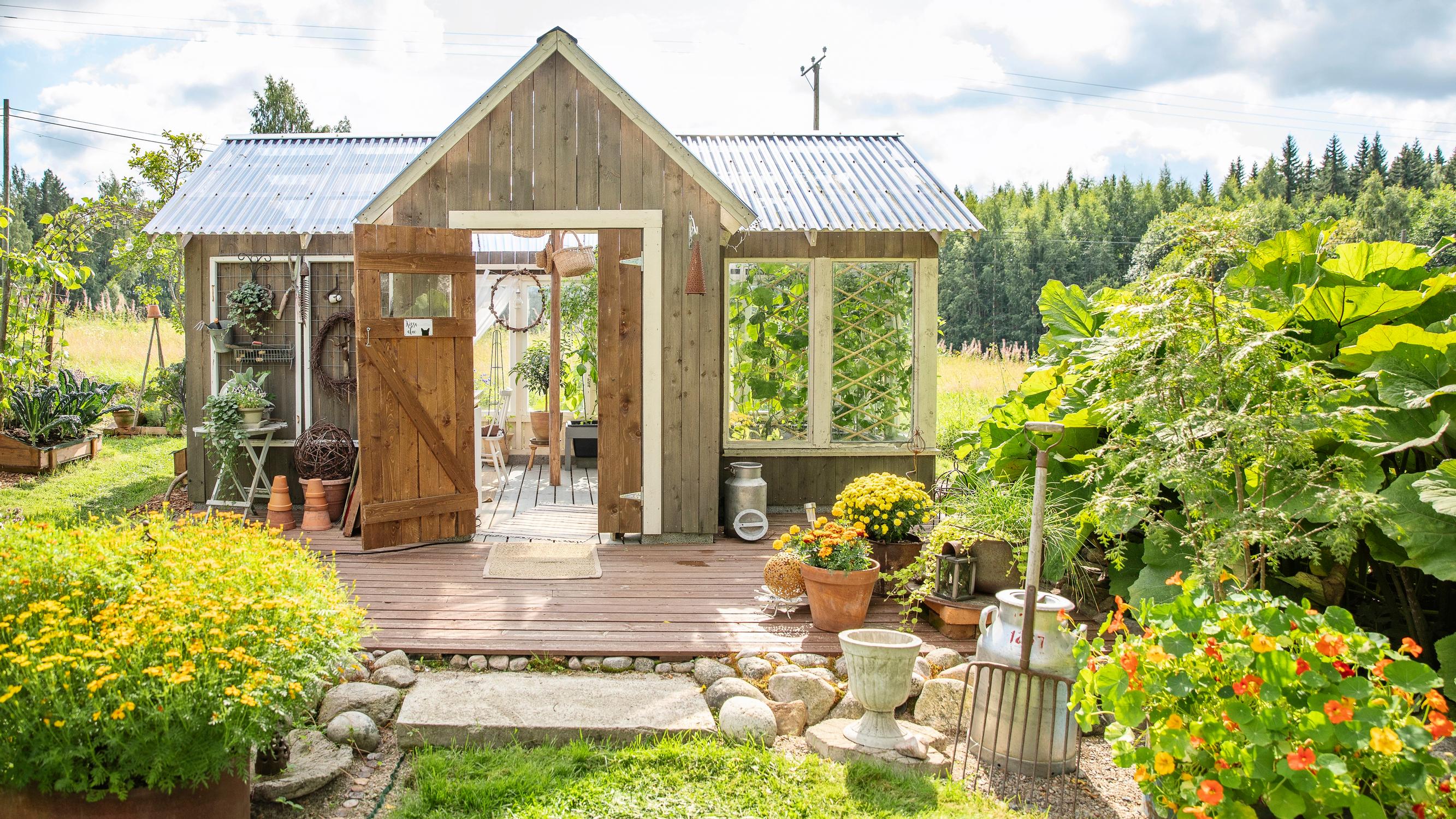 Haaveissa kasvihuone vanhoista ikkunoista? Kurkkaa ohjeet!