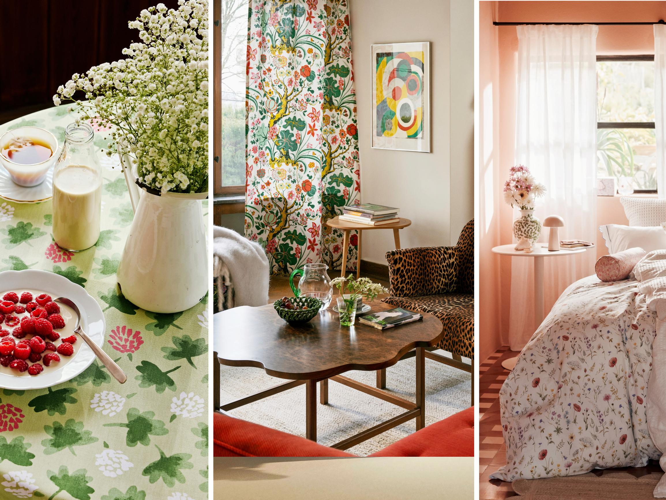 Herkkää kuin kukkaniityllä! Pikkukukilla somistetut kuosit ovat nyt hitti – poimi 5 ideaa sisustukseen