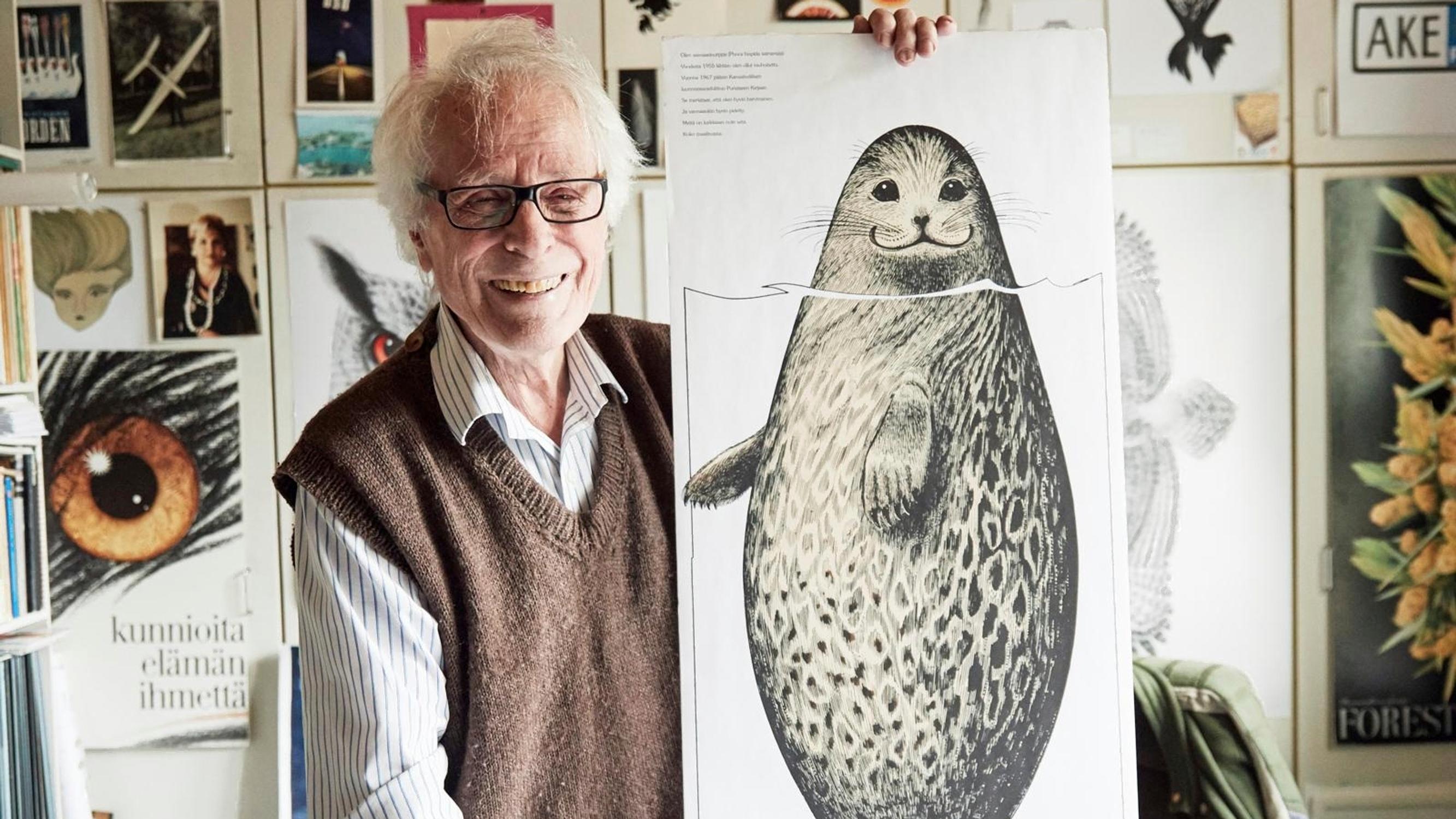Soutuveneellä Tukholmaan – rakastettu graafikko Erik Bruun, 95, kertoo lapsuutensa hurjimmasta seikkailusta