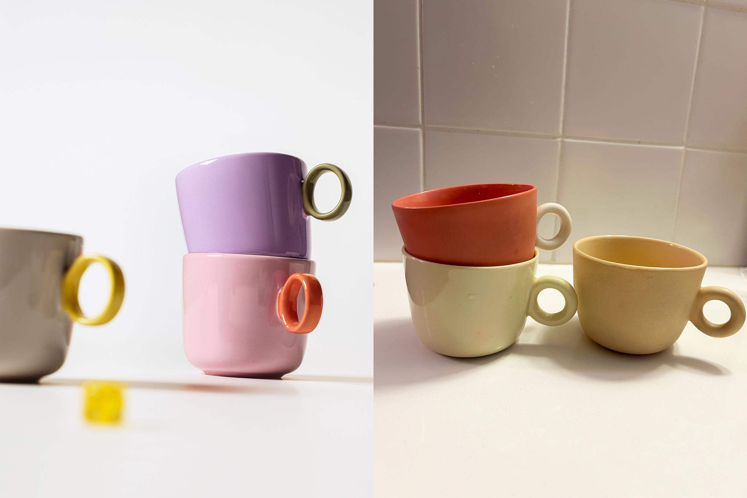  Iittalan Play-mukeja ja Johanna Ojasen mukeja