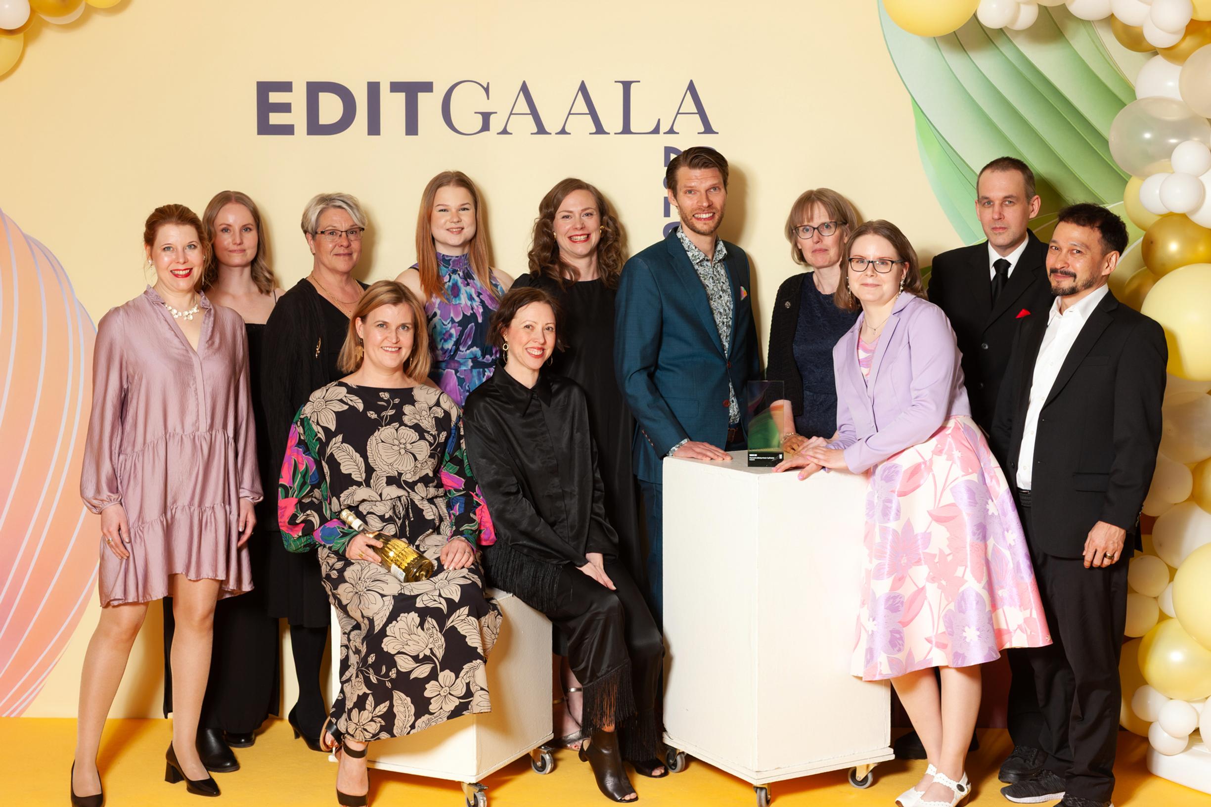 Kotonan työryhmä Editgaalassa
