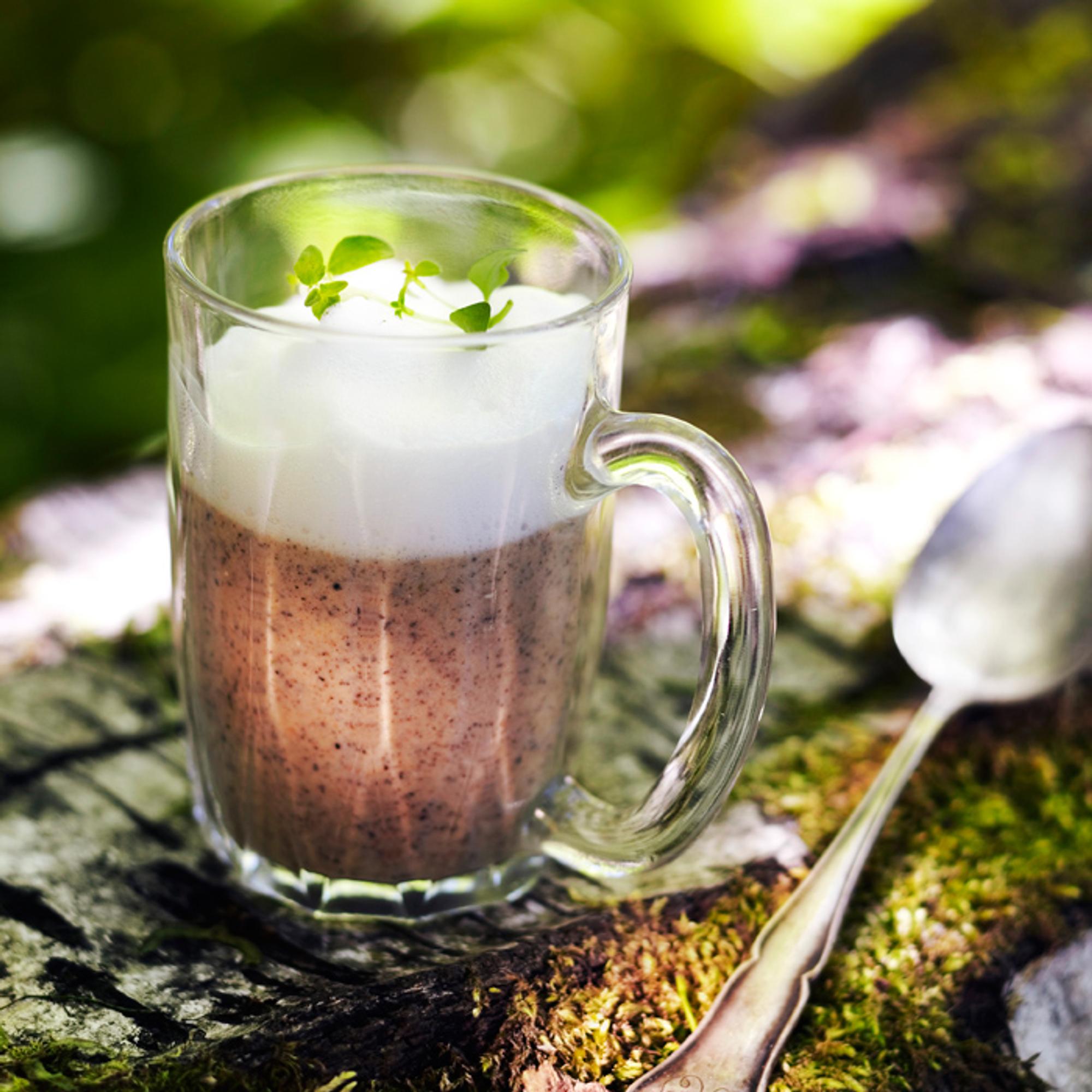 Juustoinen korvasienicappuccino