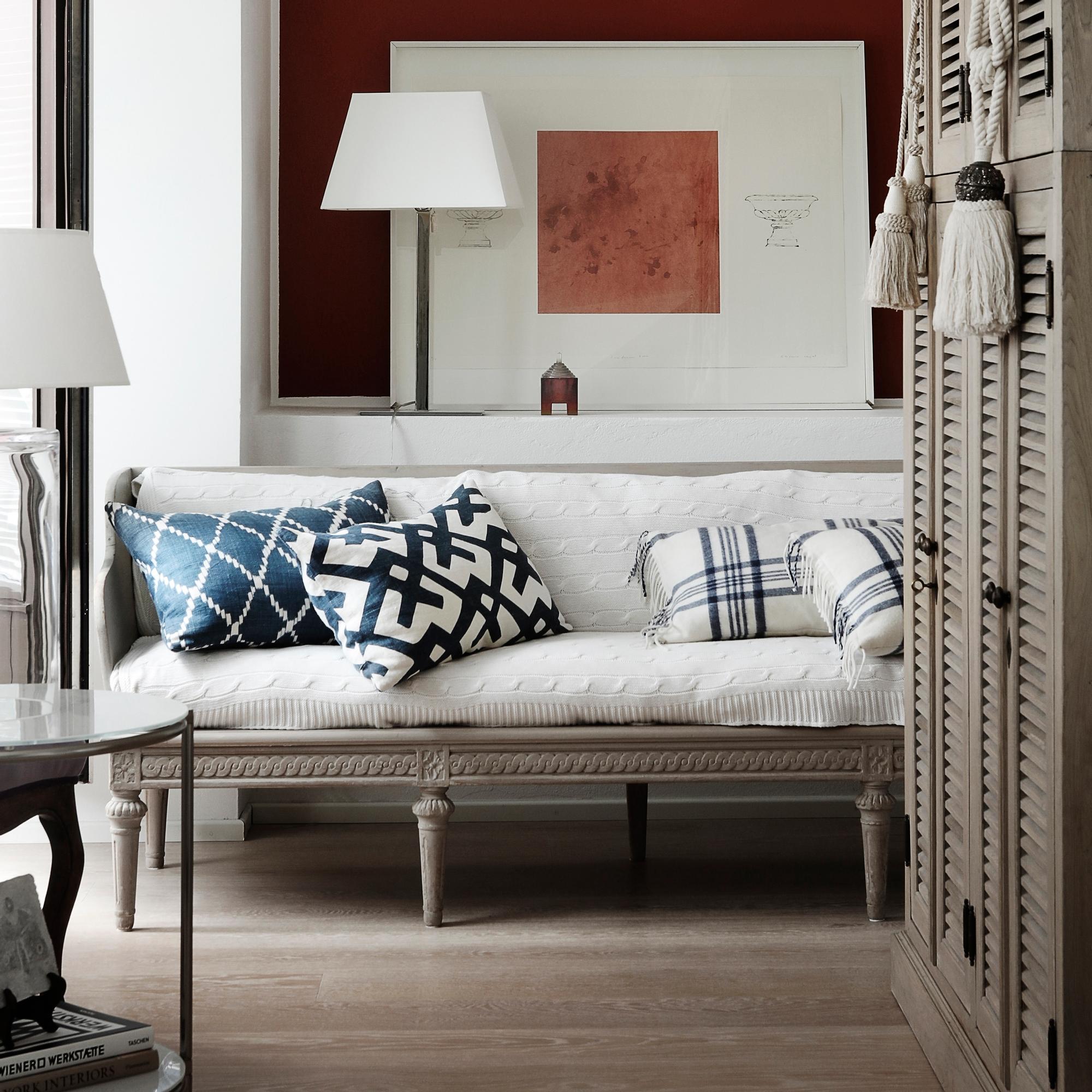 Vinokattoja ja ripaus glamouria! Birgitan ullakkokaksio hurmaa raikkaudellaan – ”Siisteys ja seesteisyys tuovat mielen tasapainoa”