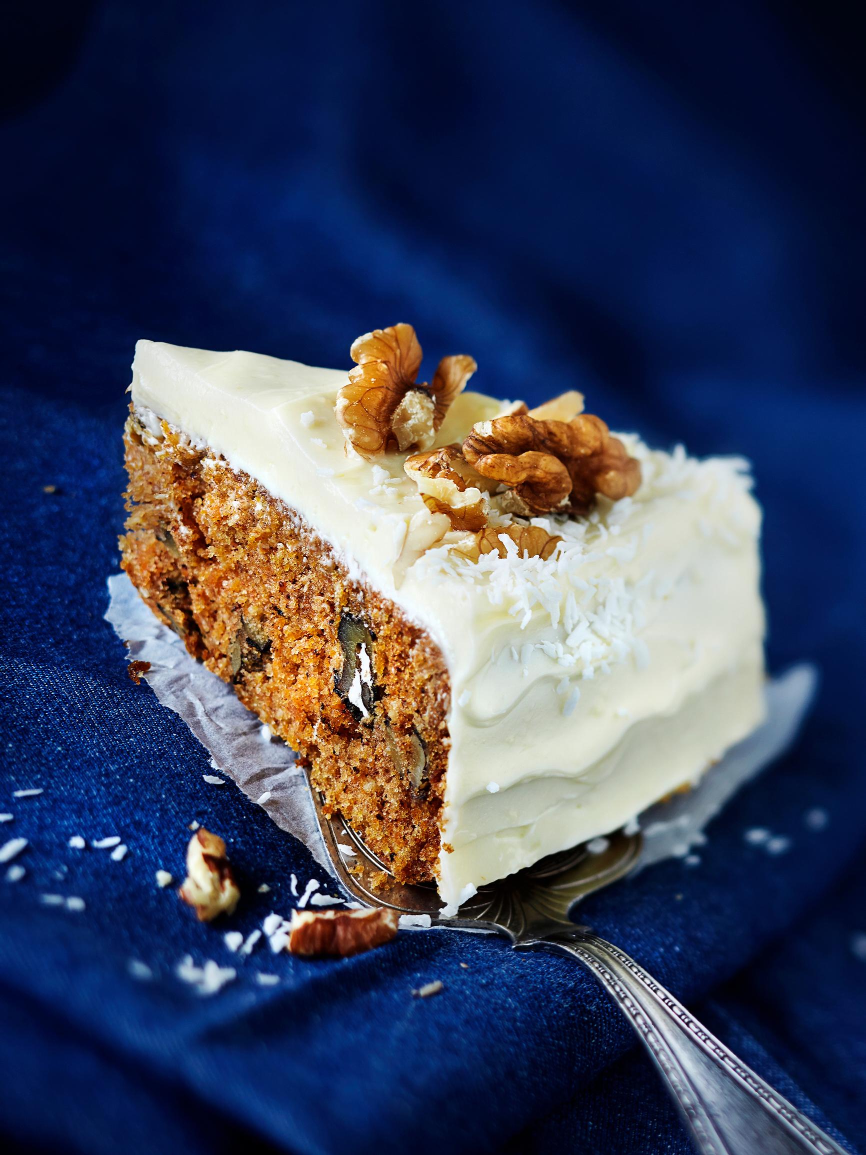 Carrot cake eli mehevä porkkanakakku