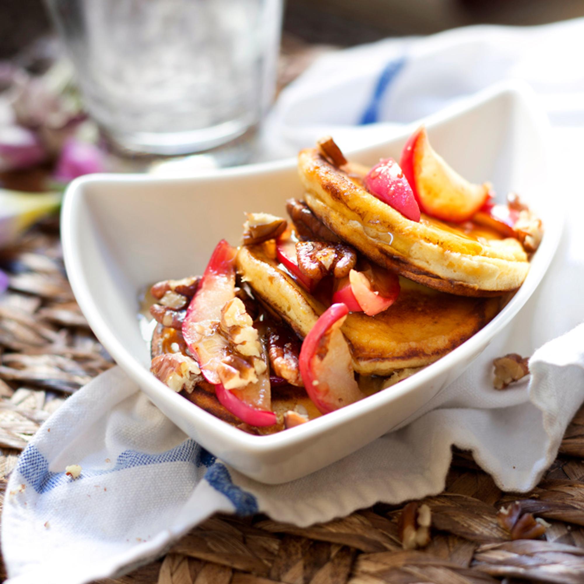 Sitruuna-ricottaohukaiset (Lemon Ricotta Pancakes)