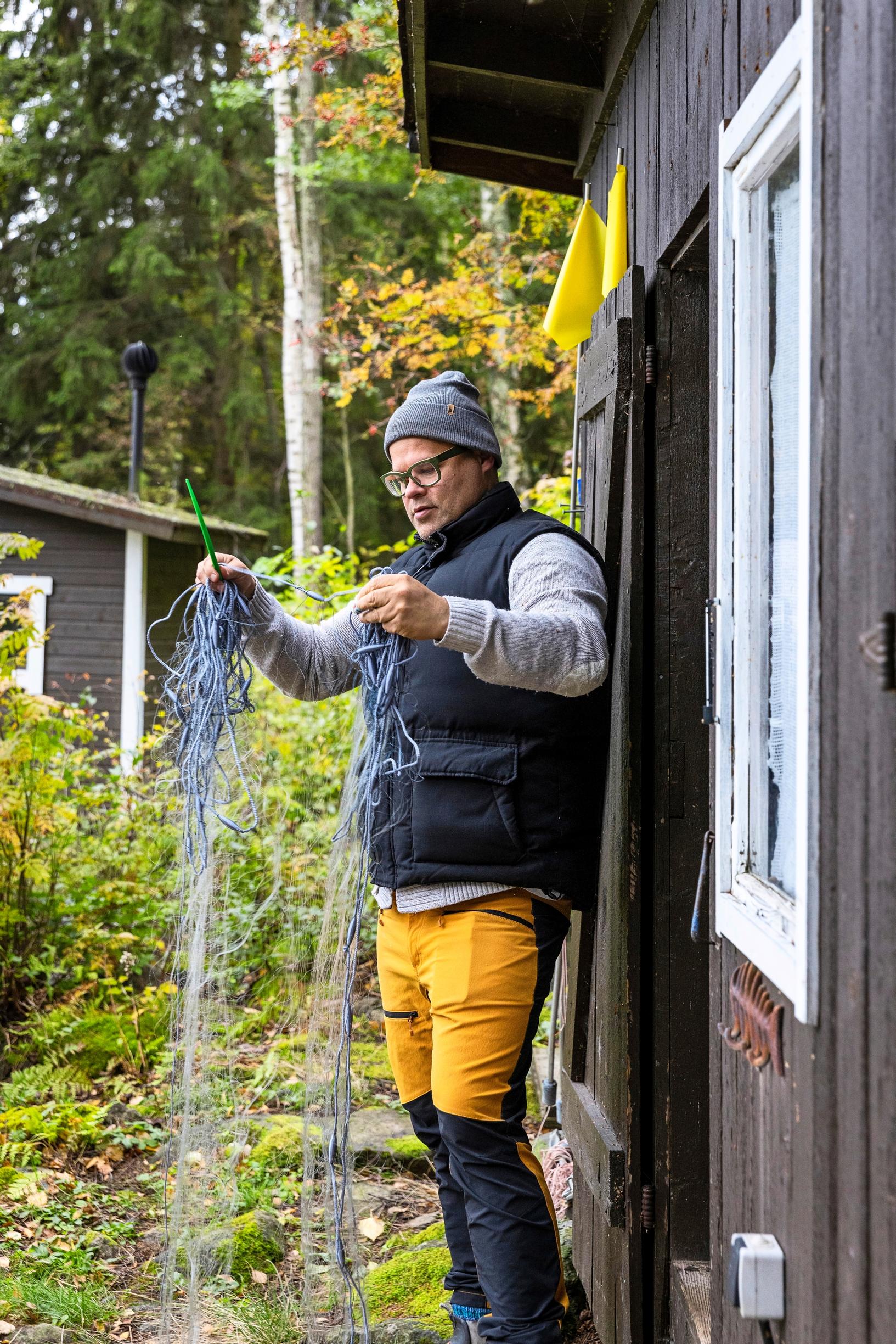 Antti ja kalastusvälineet.