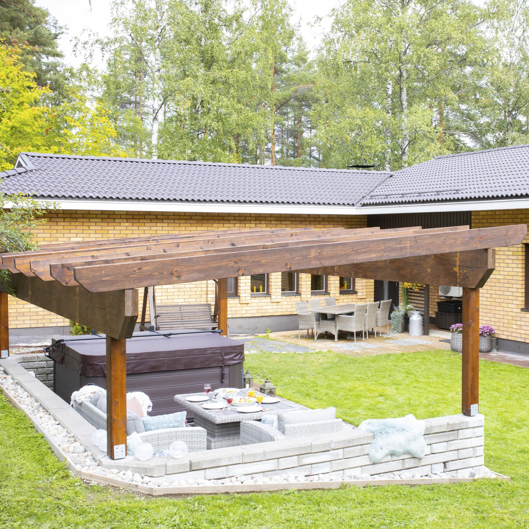 Rinnepihaan viihtyisä terassi | Meillä kotona