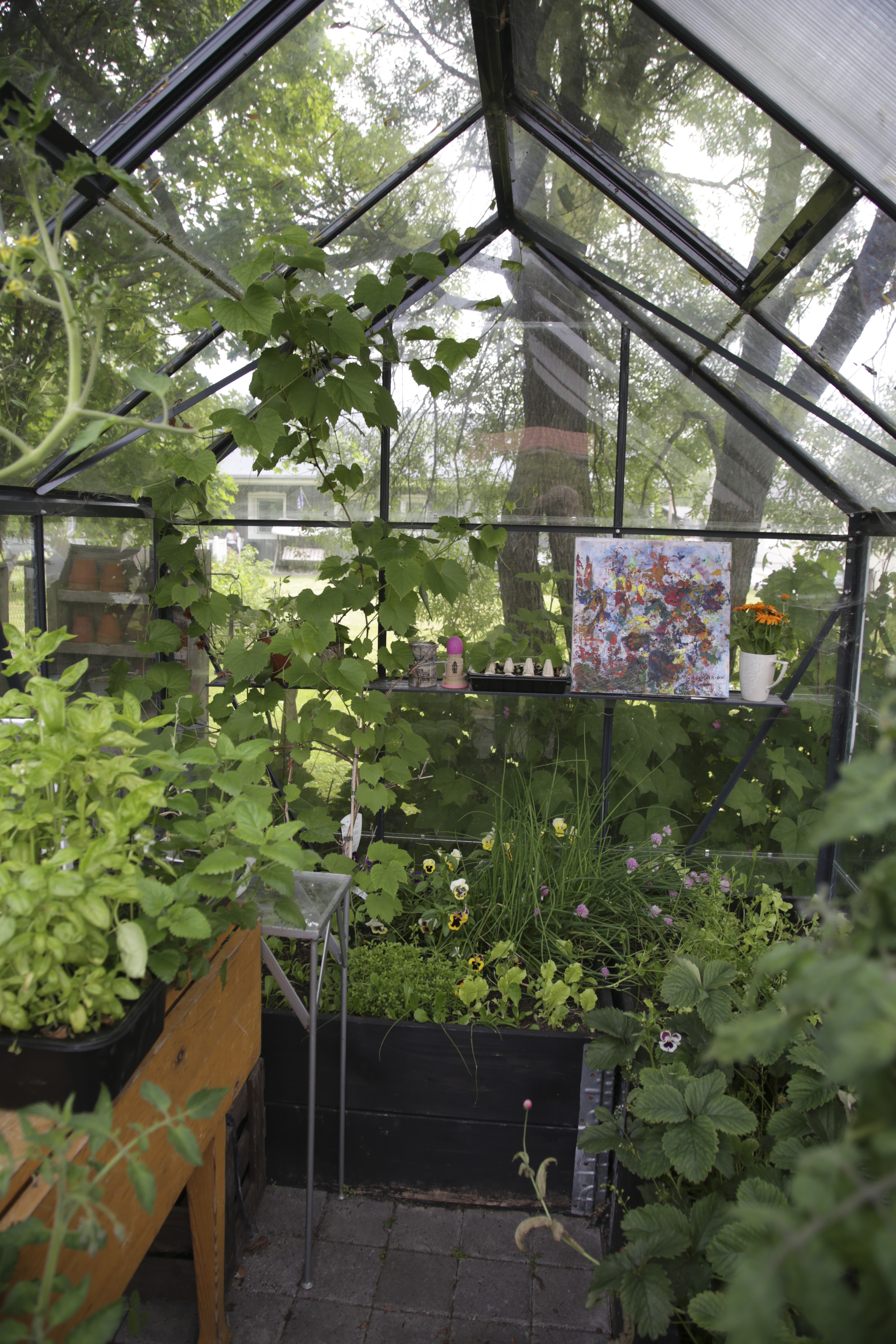 Nina Gustafssonin puutarhassa kukoistaa romuromantiikka | Meillä kotona