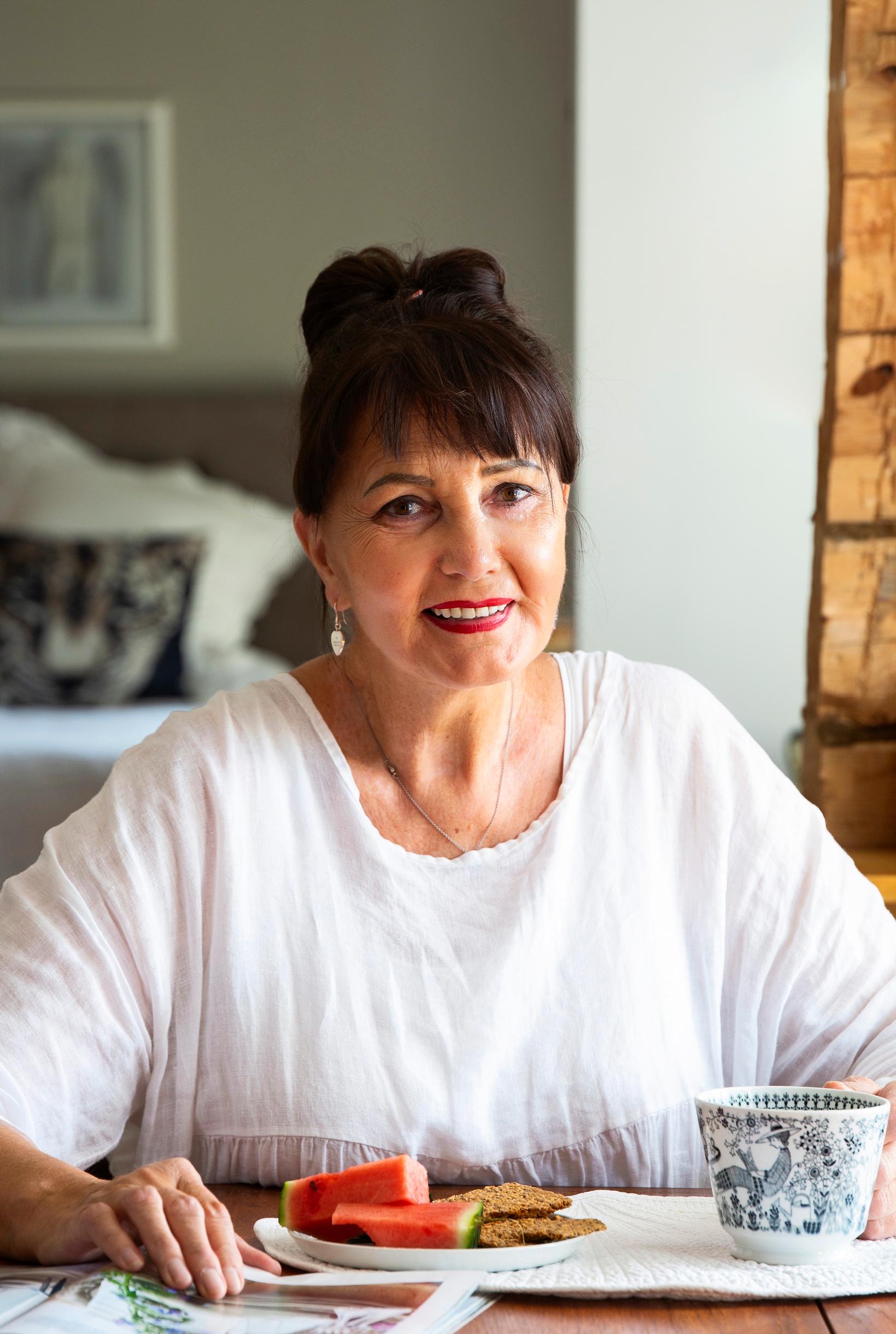 Lena Hemming keittiössä