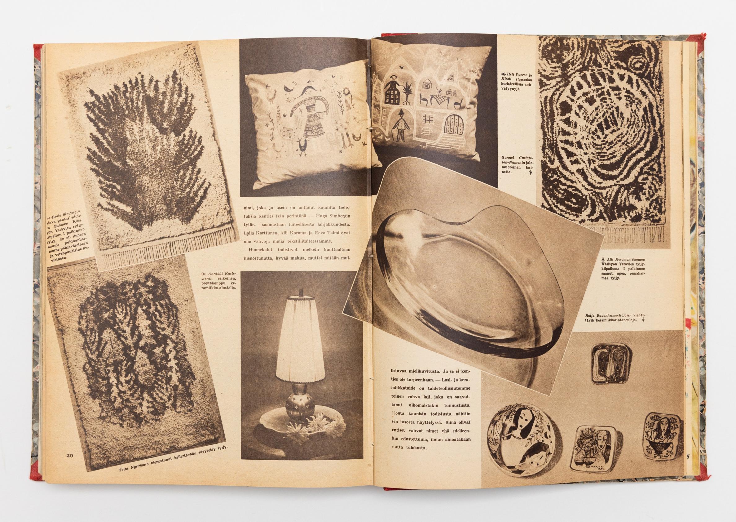 Omin Käsin -lehden artikkeli Raija Rauanheimosta