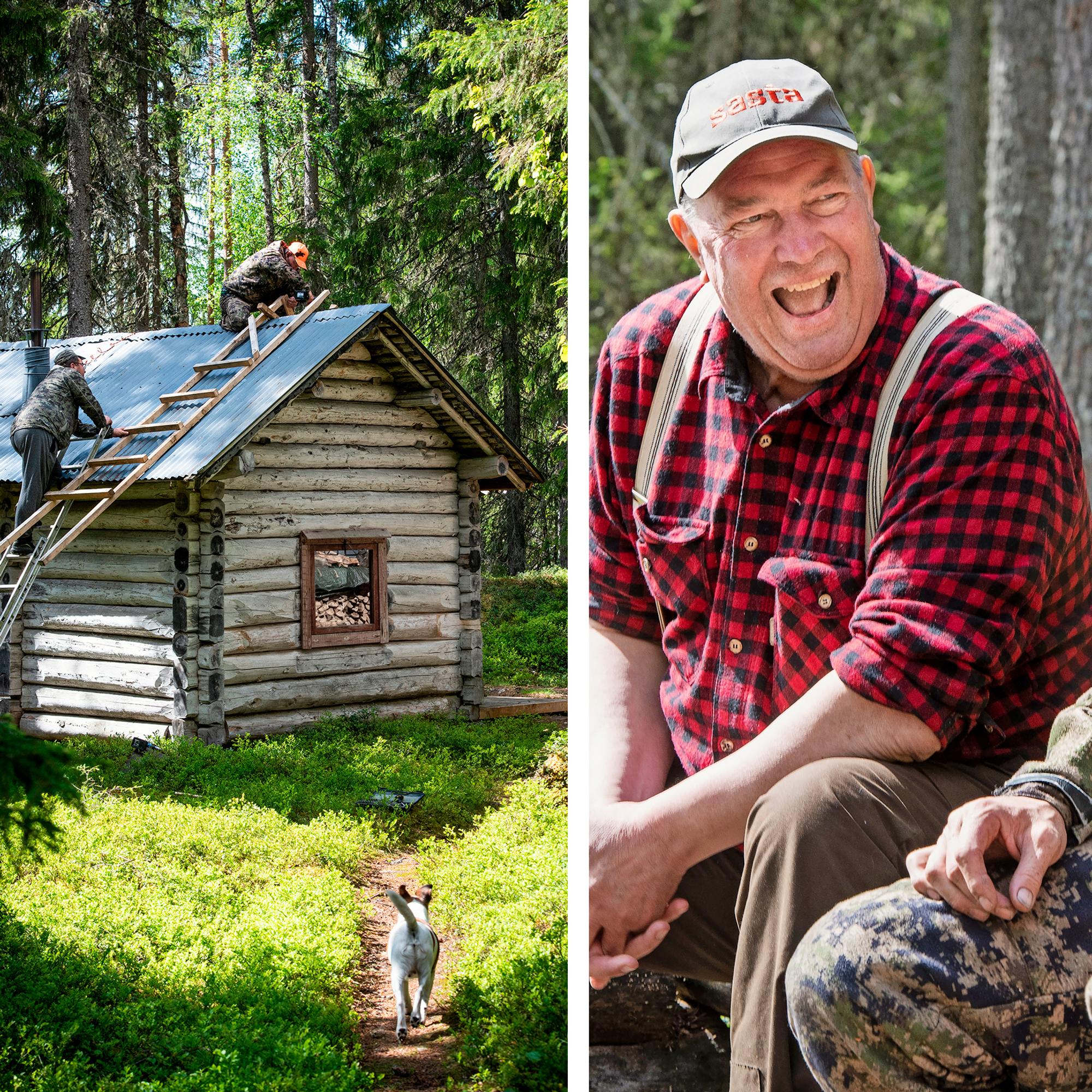 Onnelliset Hyrinässä – erämökki Pohjois-Karjalan korvessa kutsuu talkoilemaan, turisemaan ja nauttimaan metsän rauhasta