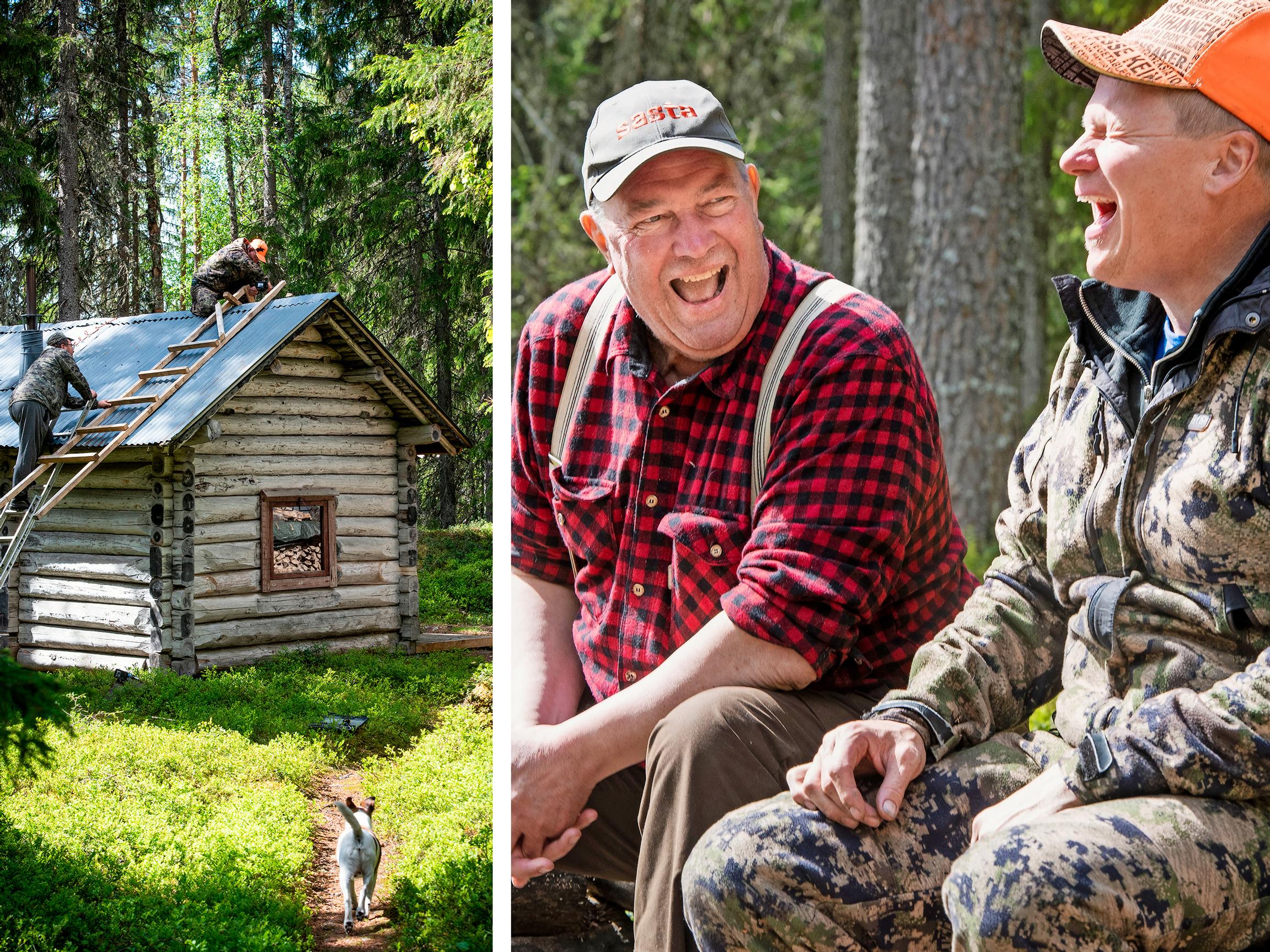 Onnelliset Hyrinässä – erämökki Pohjois-Karjalan korvessa kutsuu talkoilemaan, turisemaan ja nauttimaan metsän rauhasta