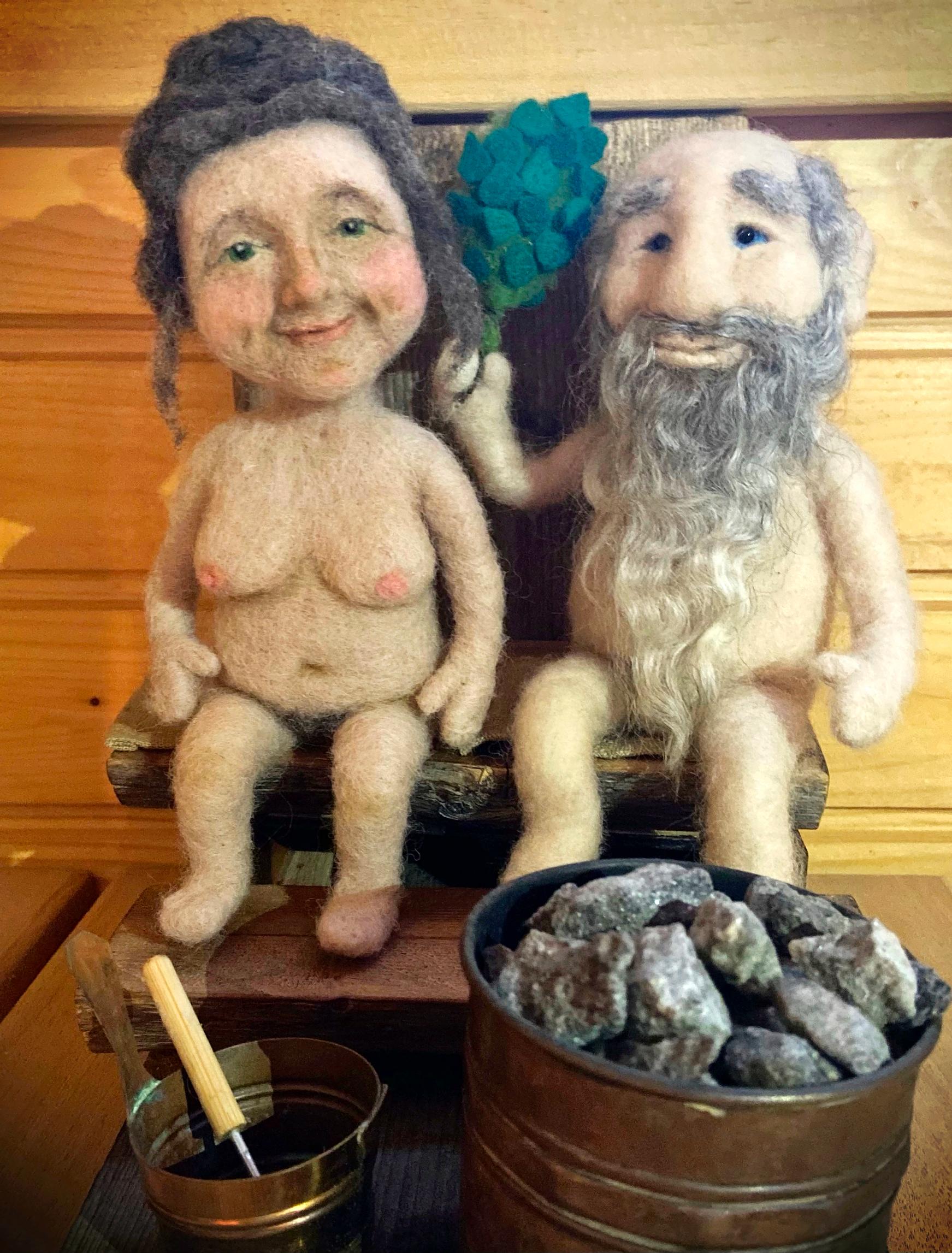 Sanni Kallosen huovutetut saunojat