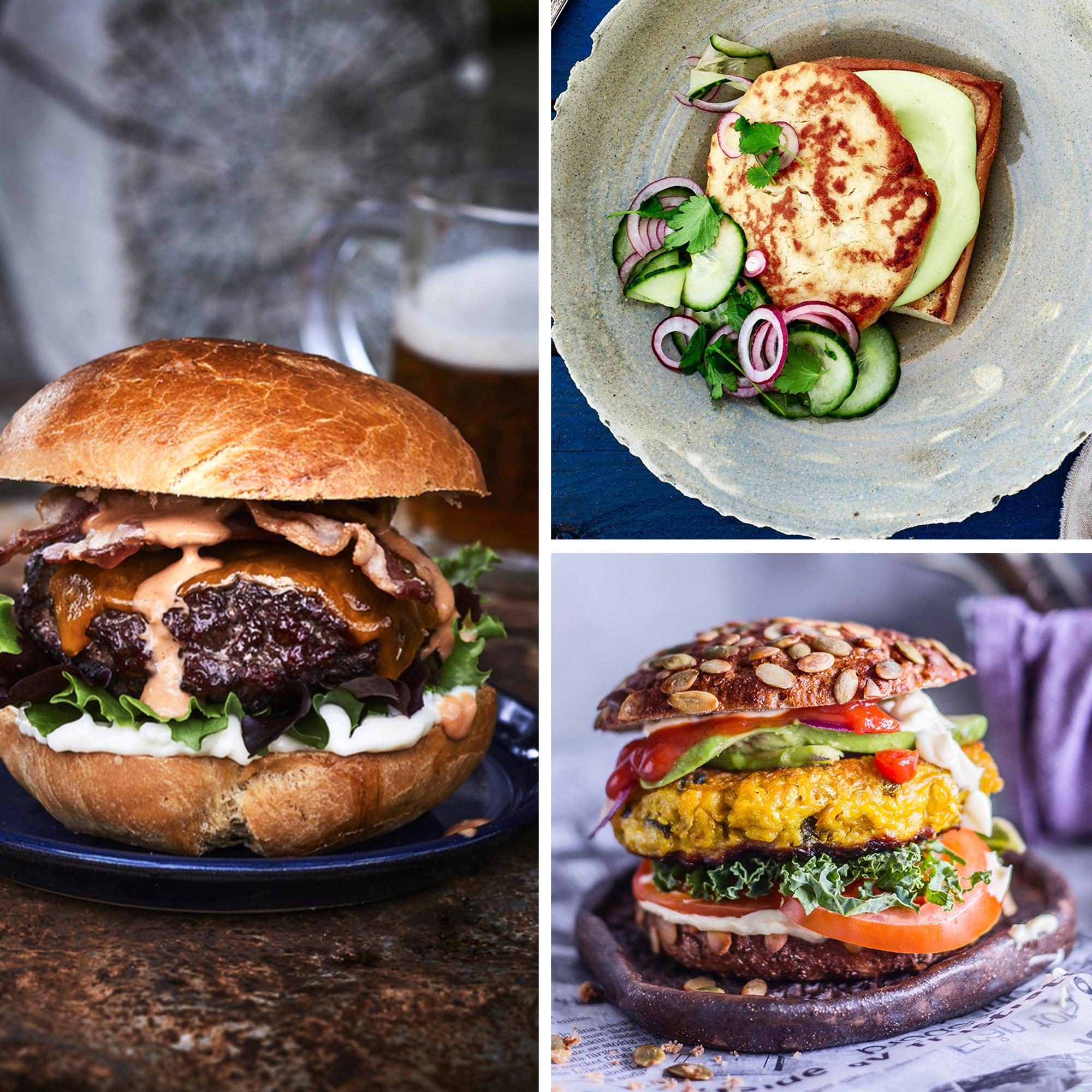 Paras burgeri! Poimi lukijoidemme kehuma klassikkoresepti + 5 muuta vastustamatonta ideaa täytteisiin