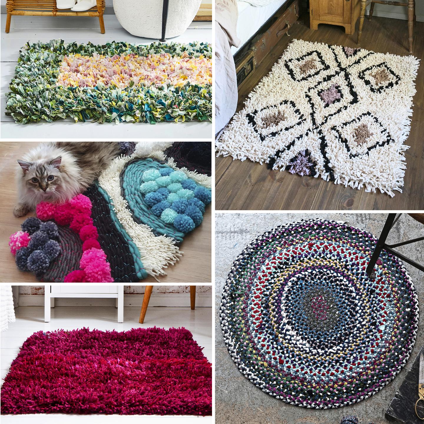 Matto kierrätysmateriaalista – katso 5 ohjetta | Meillä kotona