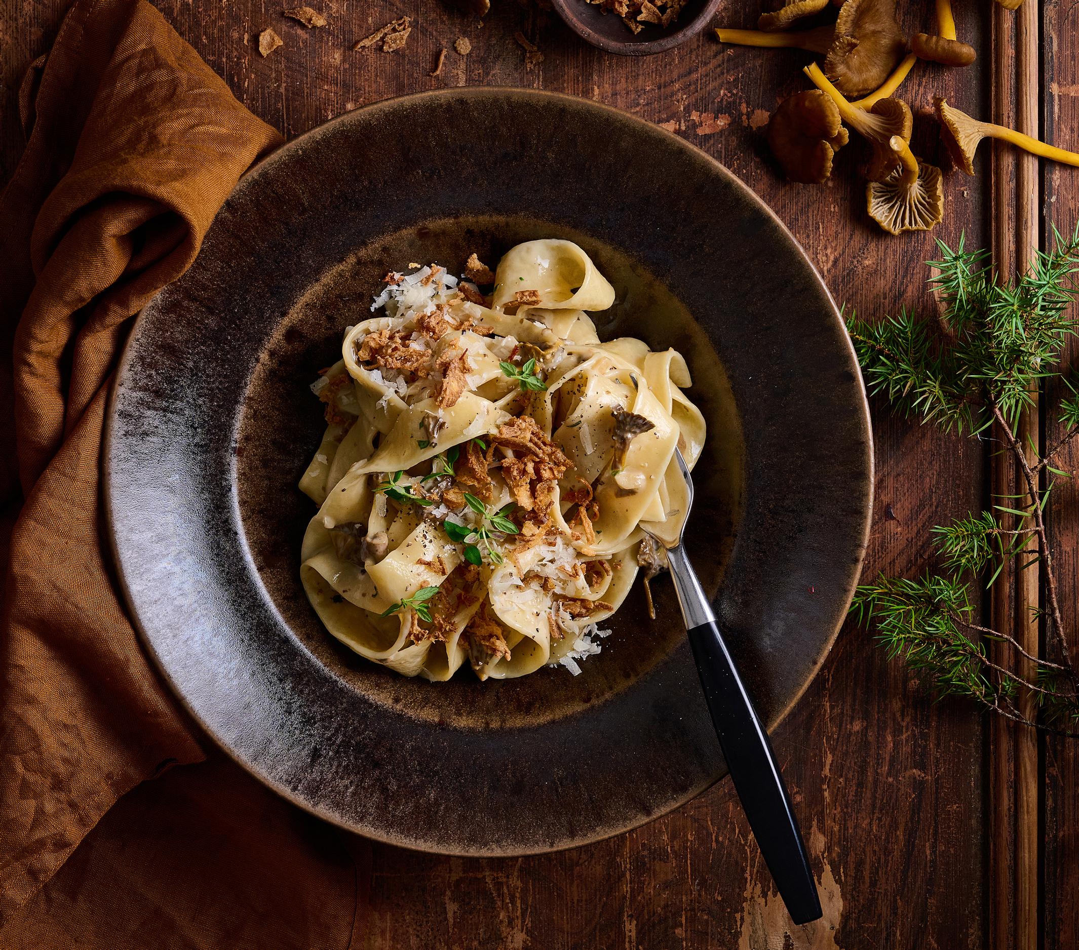 Suppilovahveropasta – tällä reseptillä kokkaat täydellisen kermaisen sienipastan