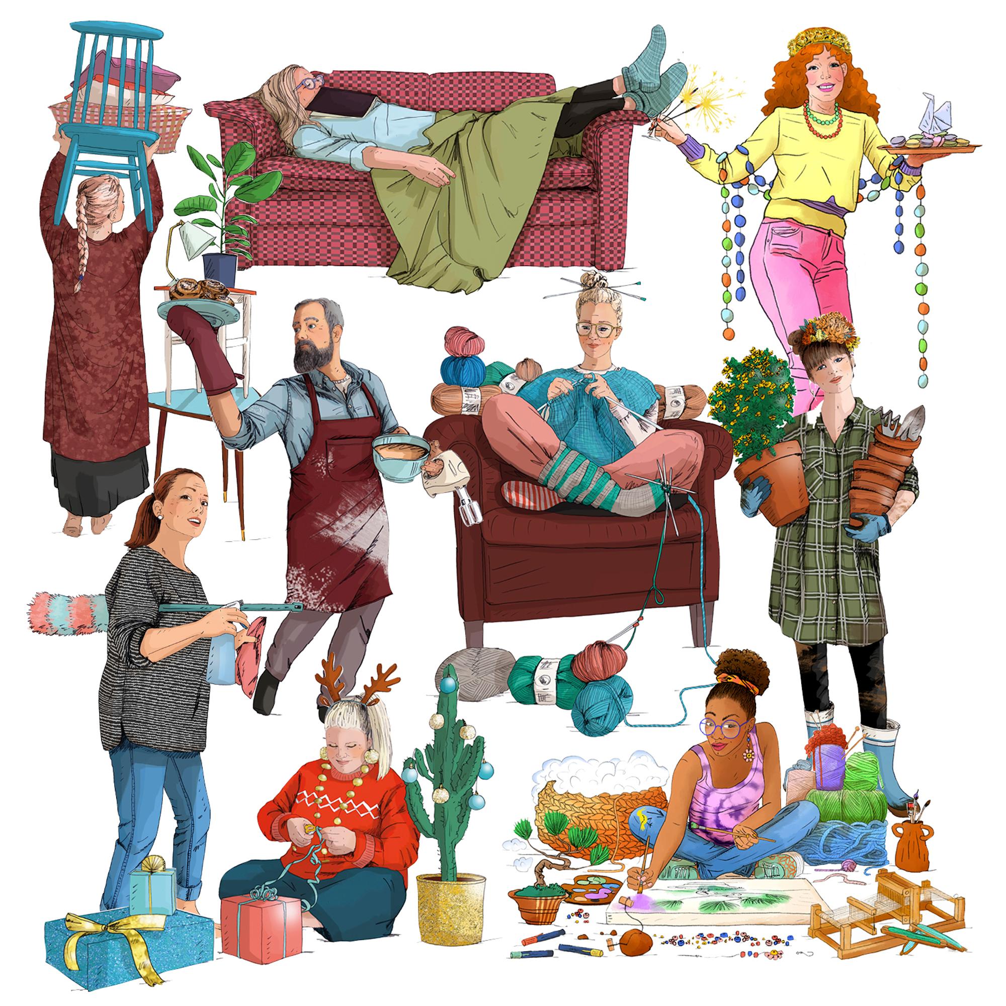 Oletko neulootikko, jauhokämmekkä vai juhlintti? Testaa, millainen kodittaja olet!