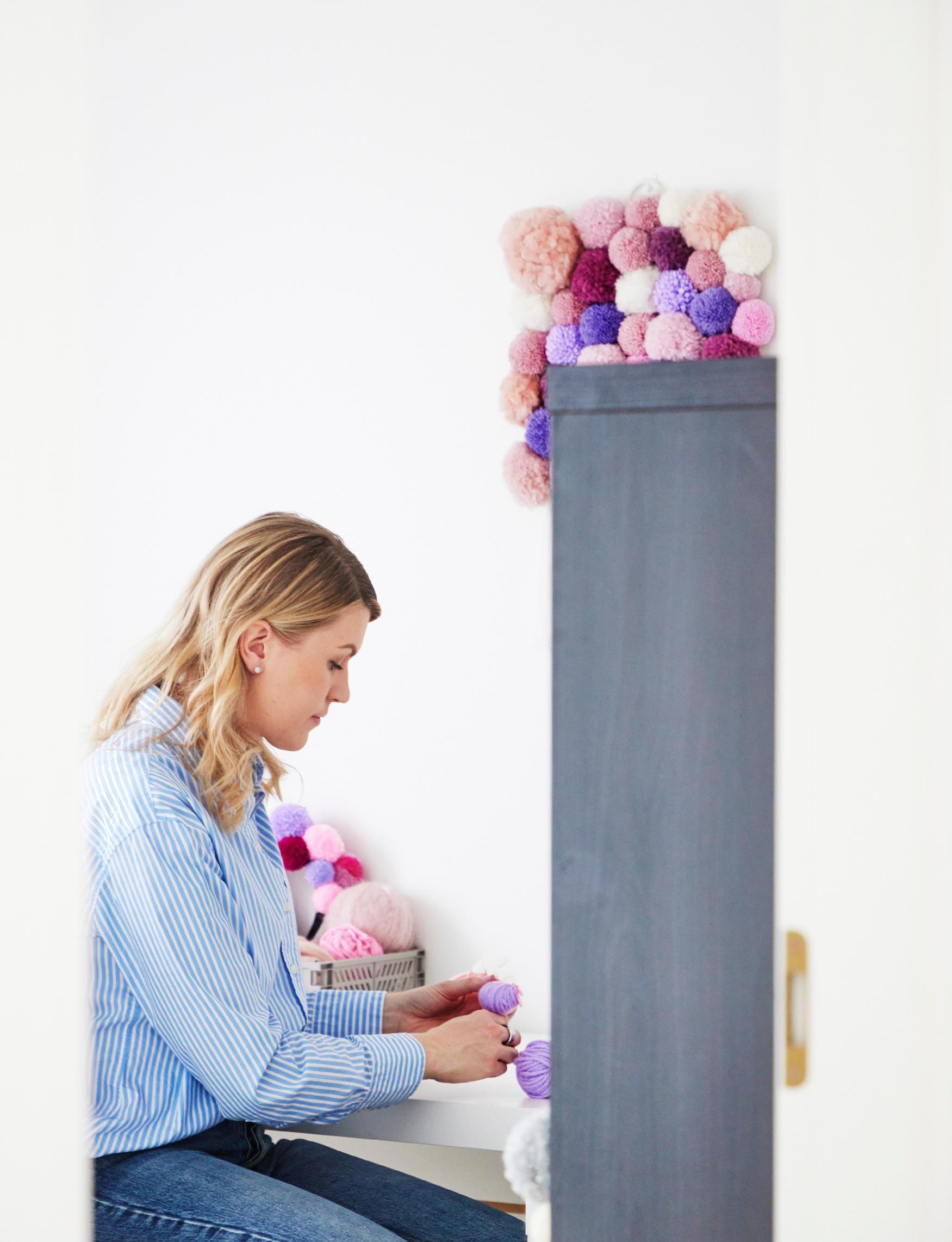 Anmari af Hällströmin pompom-työt