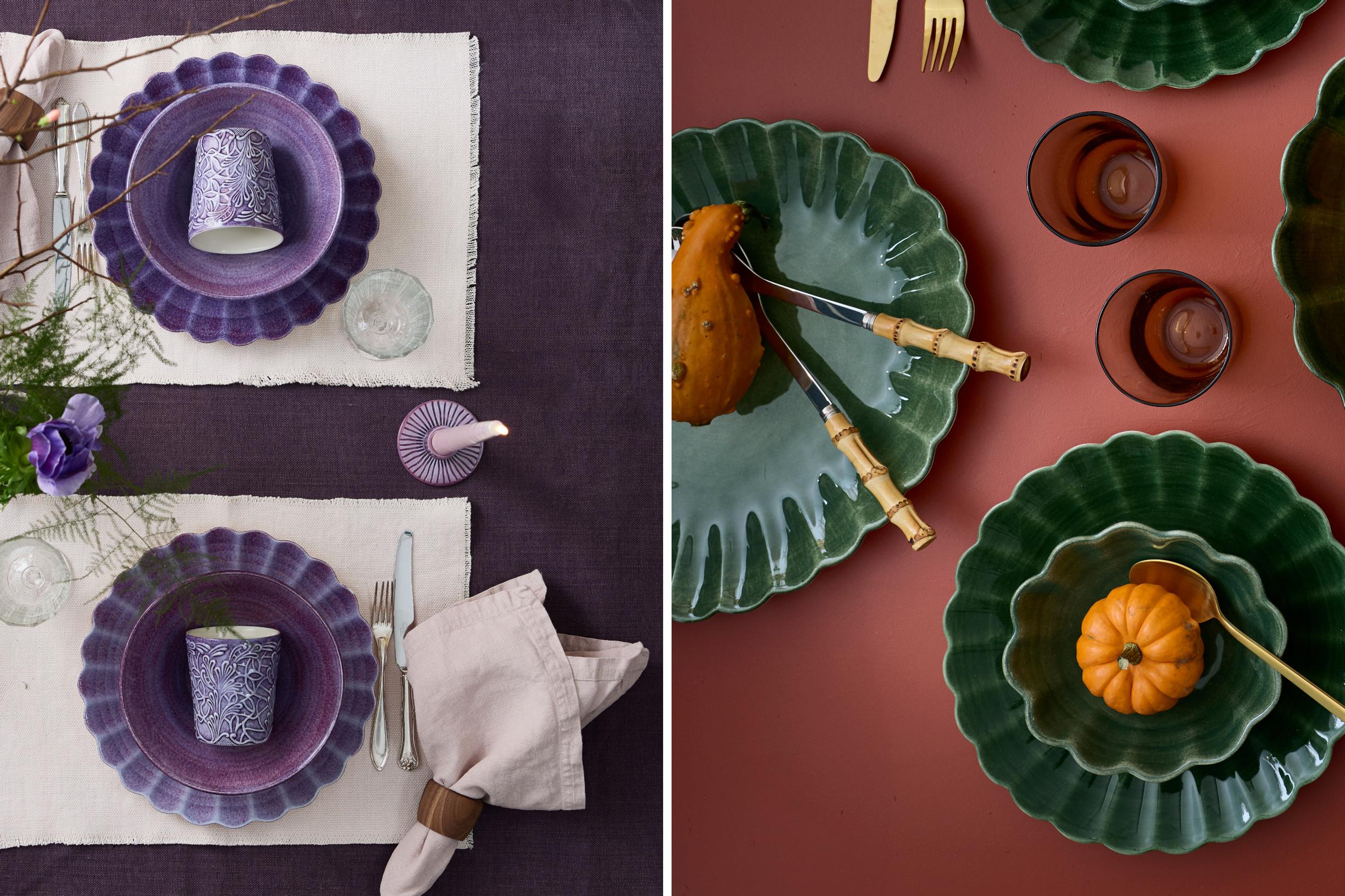 ”Käytän enemmän aikaa pöydän kattamiseen kuin pukeutumiseen ja itseni laittamiseen” , sanoo Mateus-astioista tunnettu Filippa Burenstam Linder