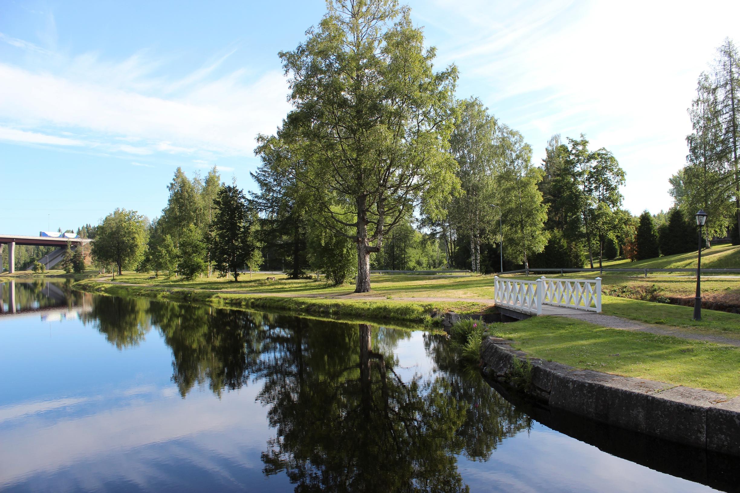 Lappeenrannan kanava-aluetta