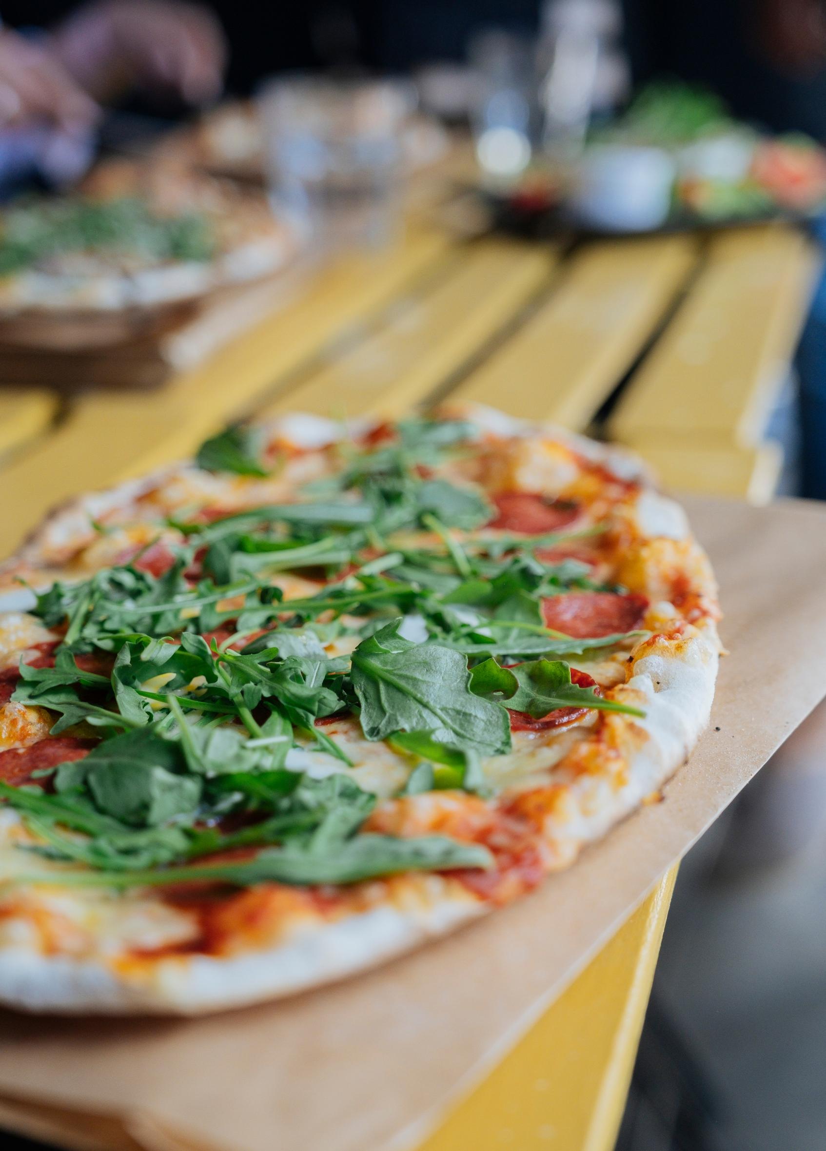 pizza puulankulla
