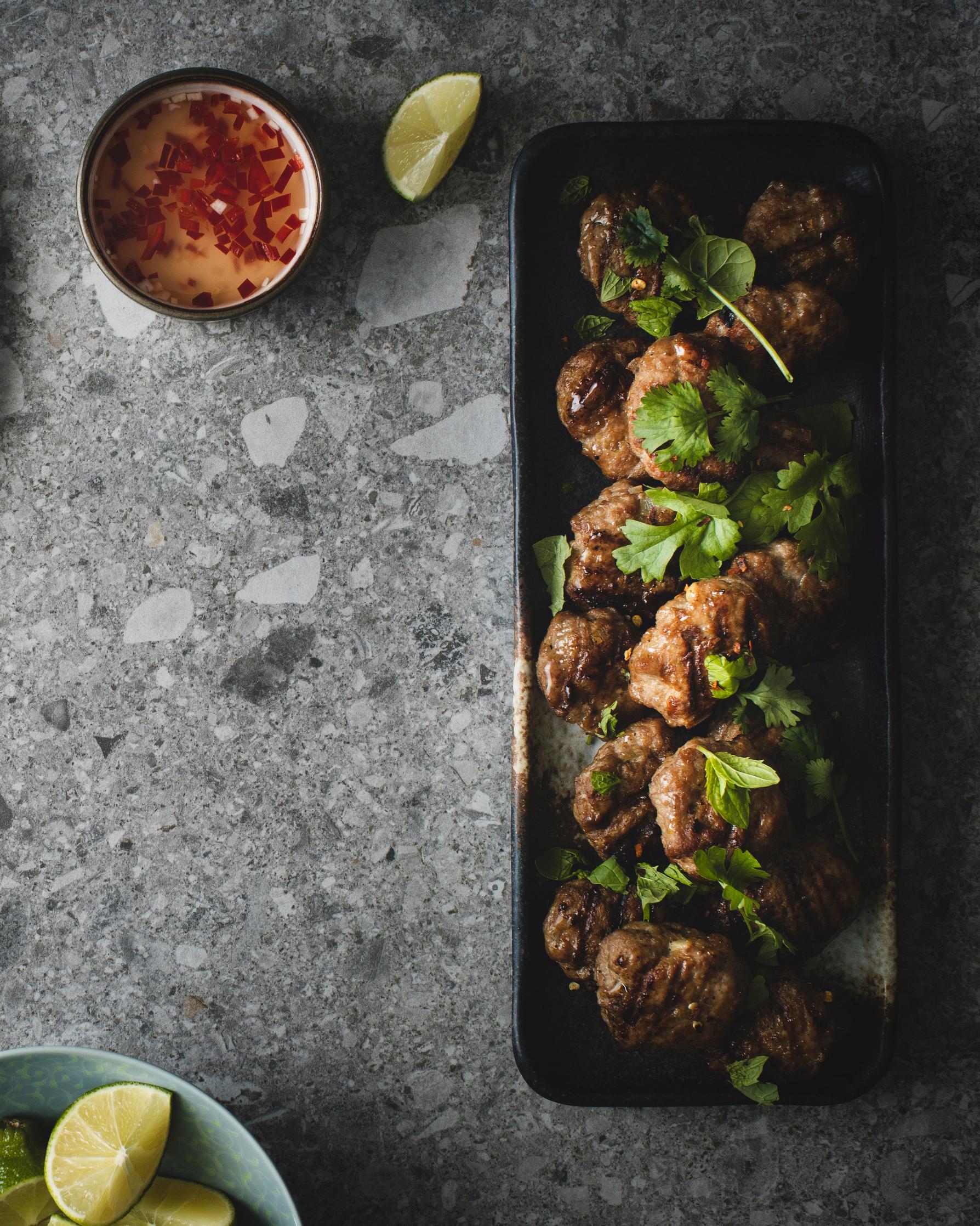 Bun cha -lihapullat