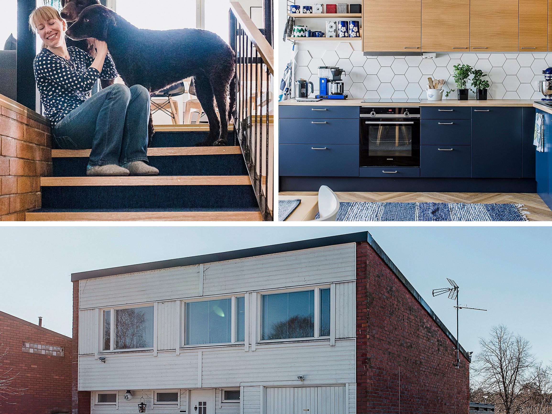 Karoliina ei kavahtanut pitkää korjauslistaa – 1960-luvun talo meni mittavassa remontissa uusiksi lämmitysjärjestelmää myöten 