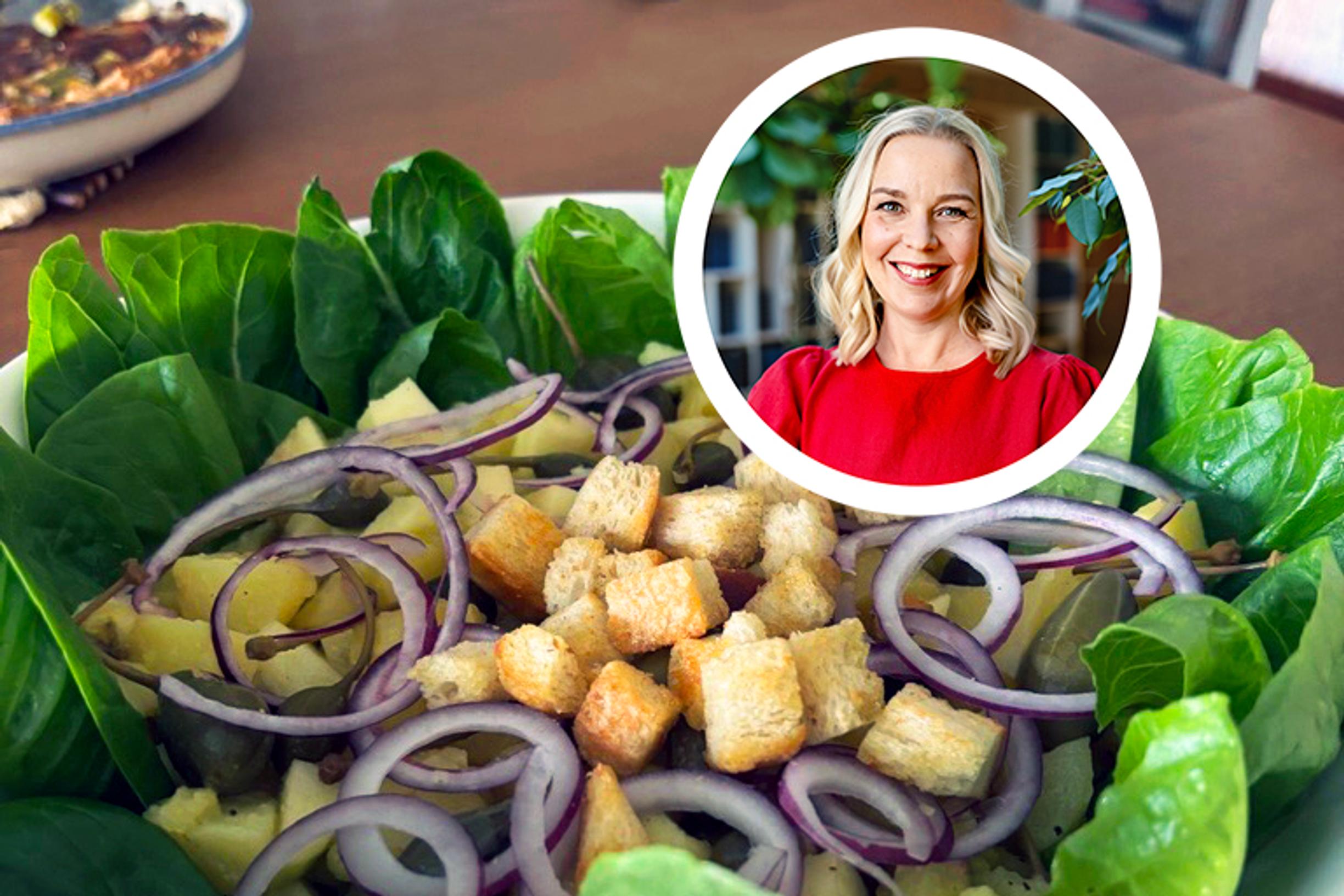 Ihan paras perunasalaatti on kuulunut Tytti Kontulan vappuihin jo 30 vuotta: ”Kaikkea on juuri sopivasti”