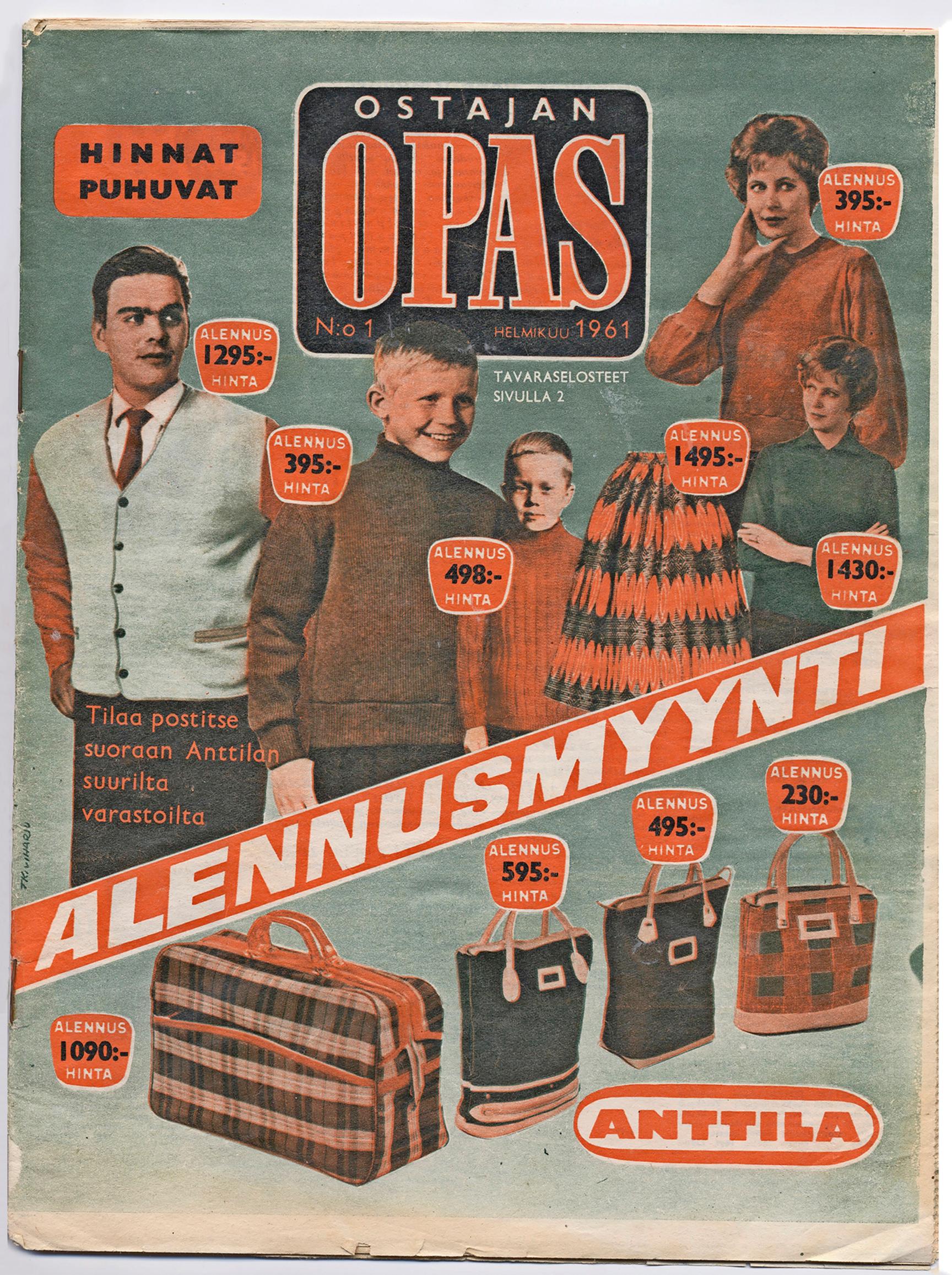 Anttilan kuvasto vuodelta 1961
