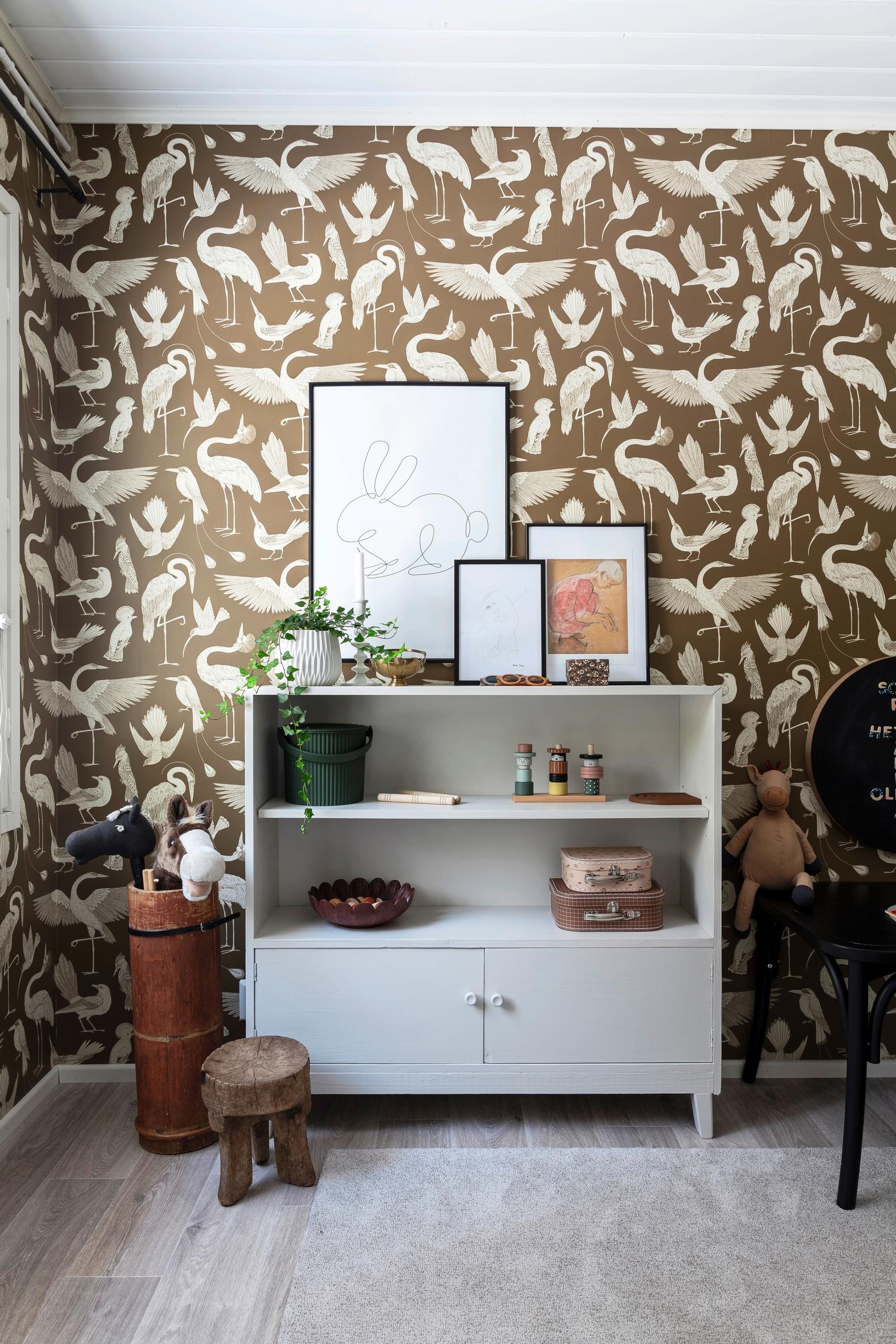 Ferm Livingin Katie Scott Birds -tapetti