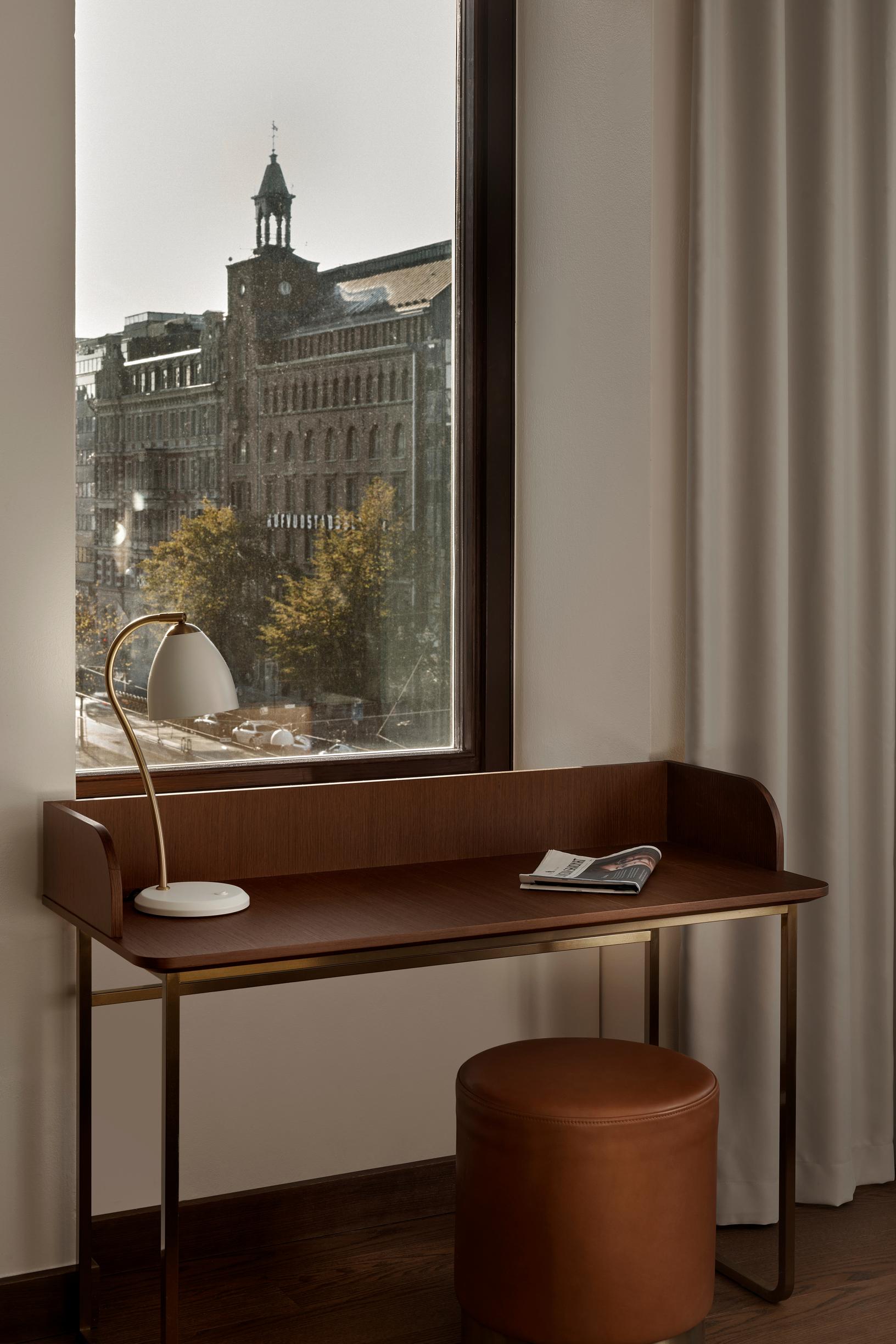 Hotellihuone hotelli Vaakunassa.
