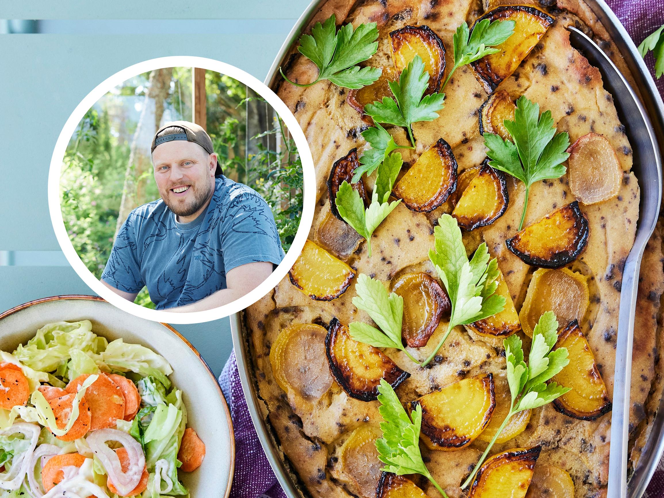 Tulimuusi on Satokausikalenterin Samuli Karjulan herkkuruoka – ota testiin liha-perunasoselaatikon juuresserkku!