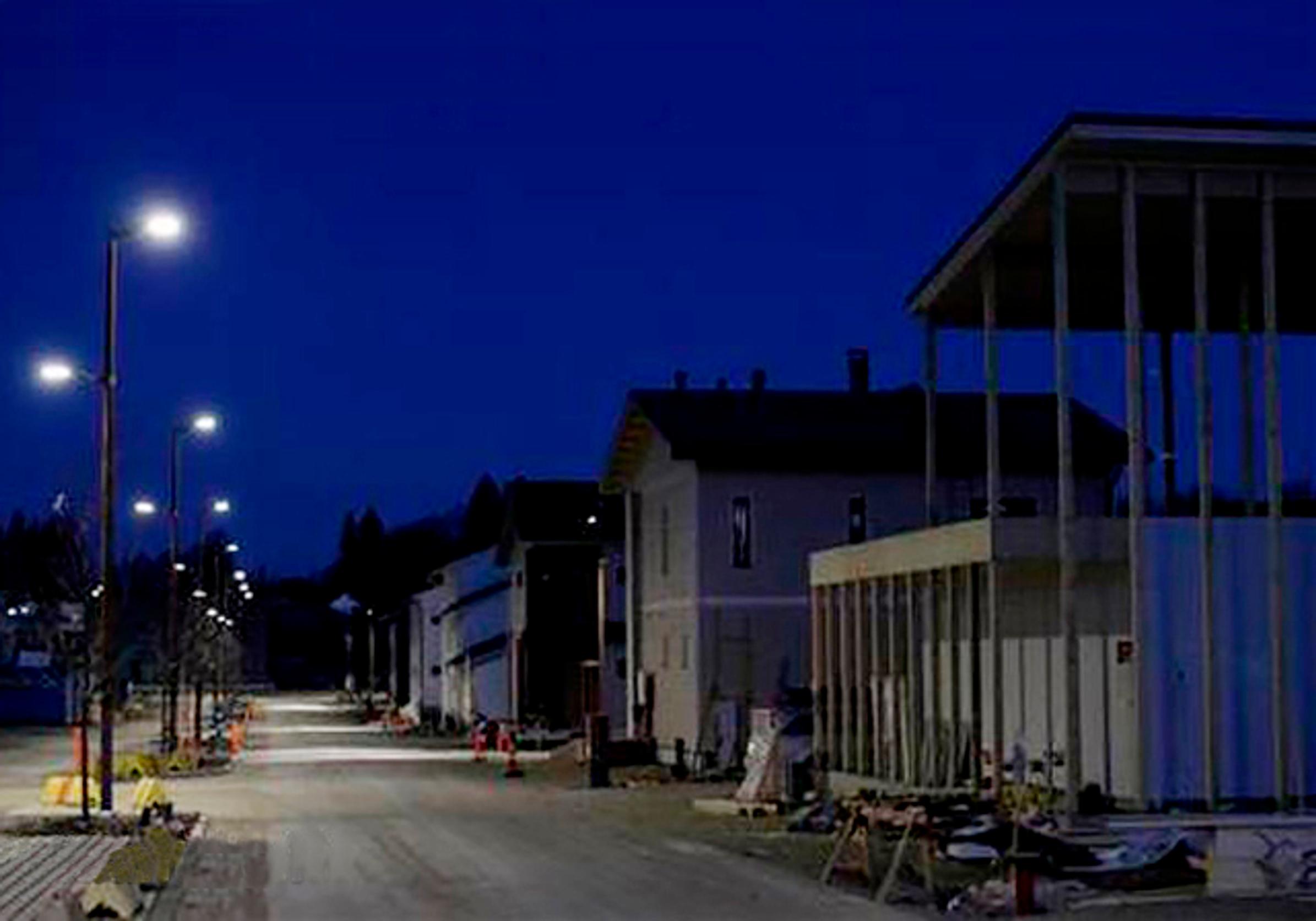 Asuntomessujen ainutlaatuinen aluevalaistus